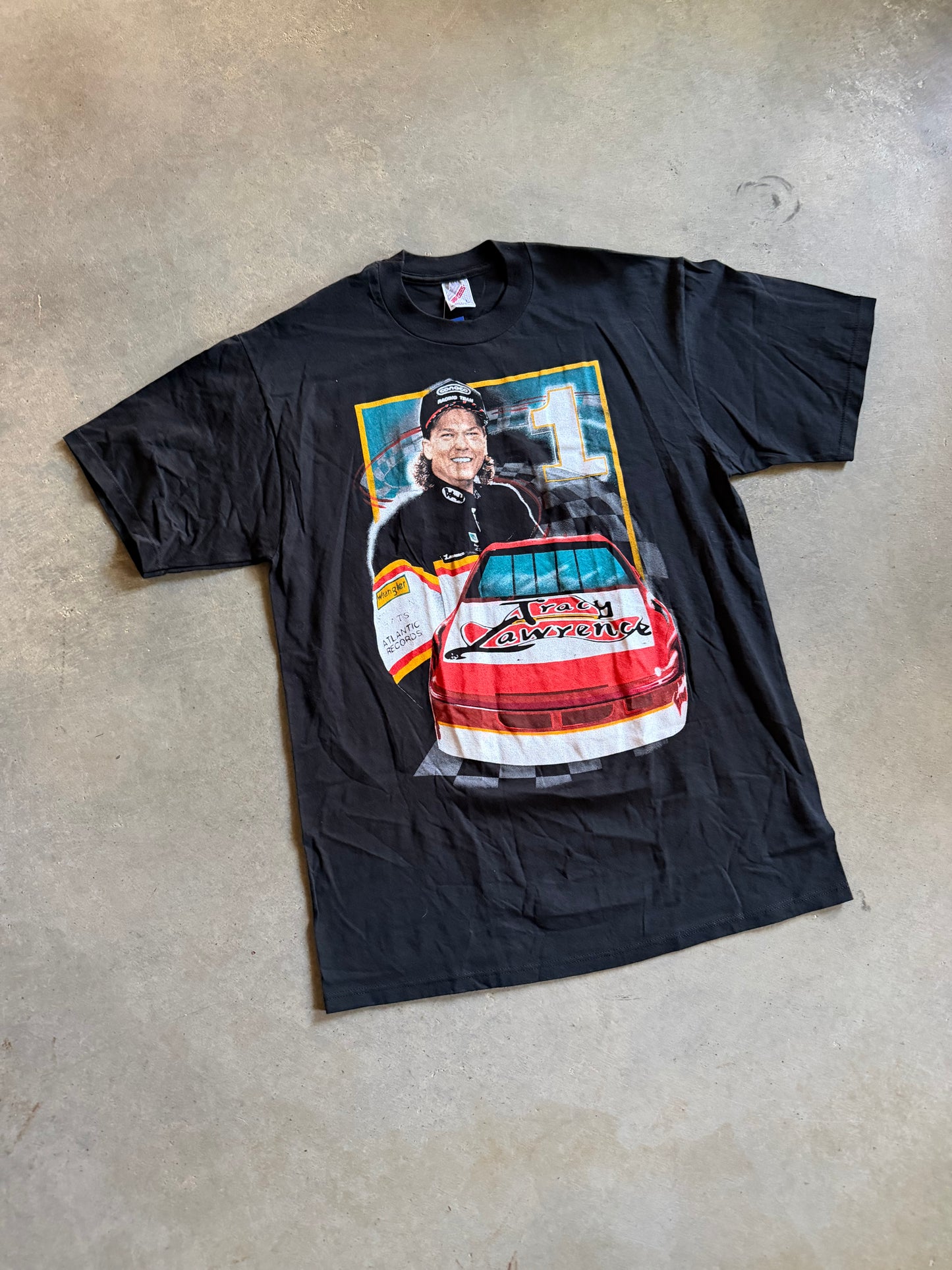 VTG Tracy Lawerence Nascar Country Tee Sz L