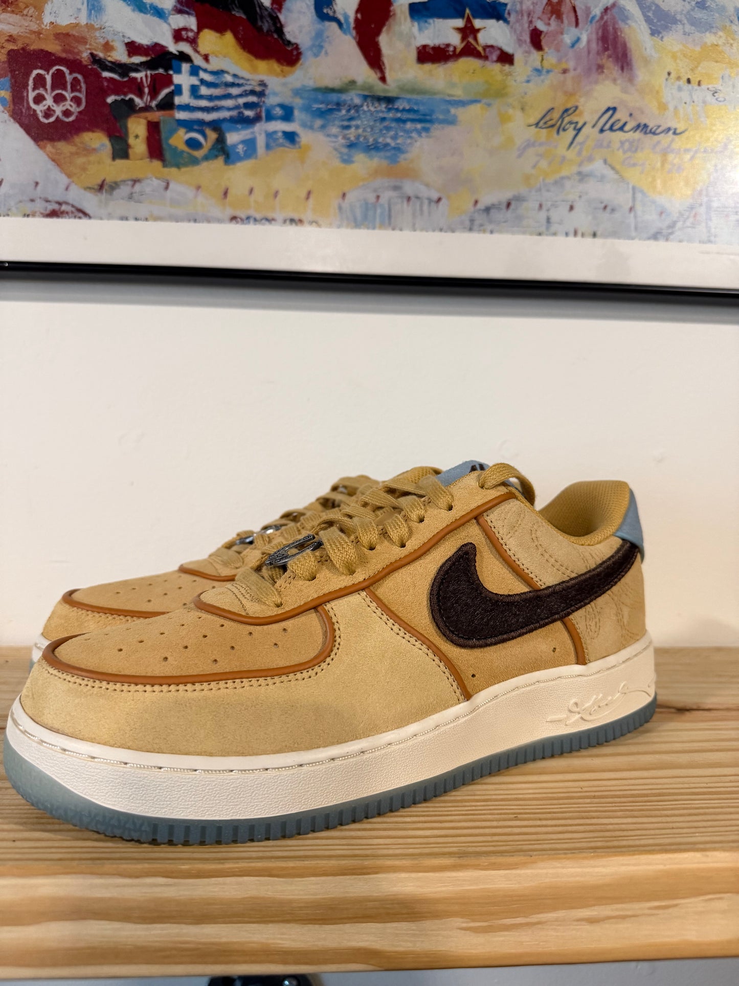 Preowned Nike Air Force 1 Low Protro Kobe Bryant Siempre Hermanos Sz 10.5M/12W