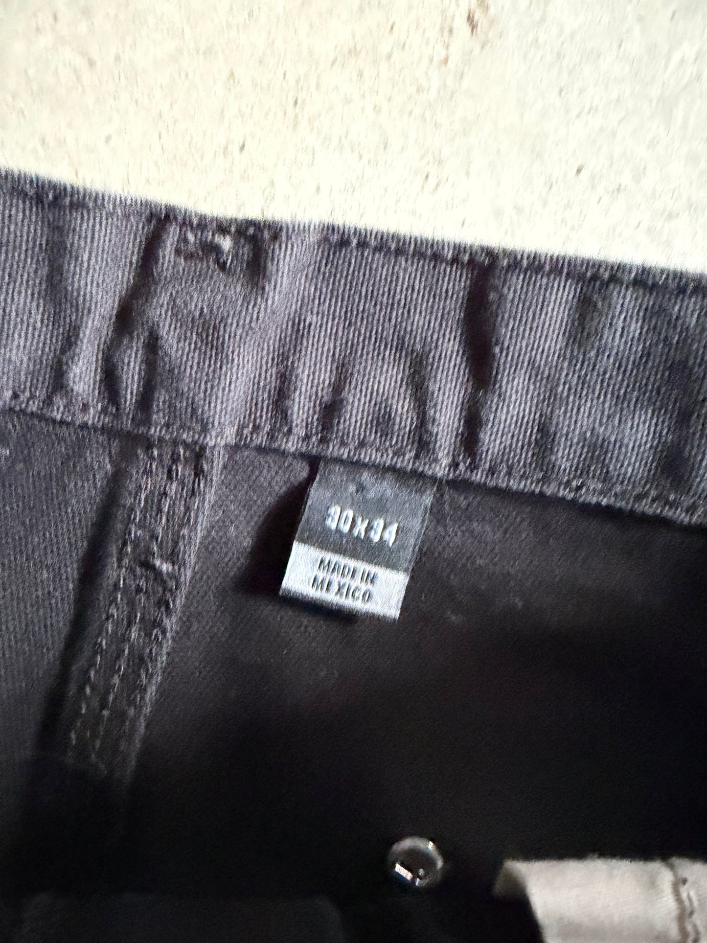 Carhartt Black Double Knee Pants Sz 30x34