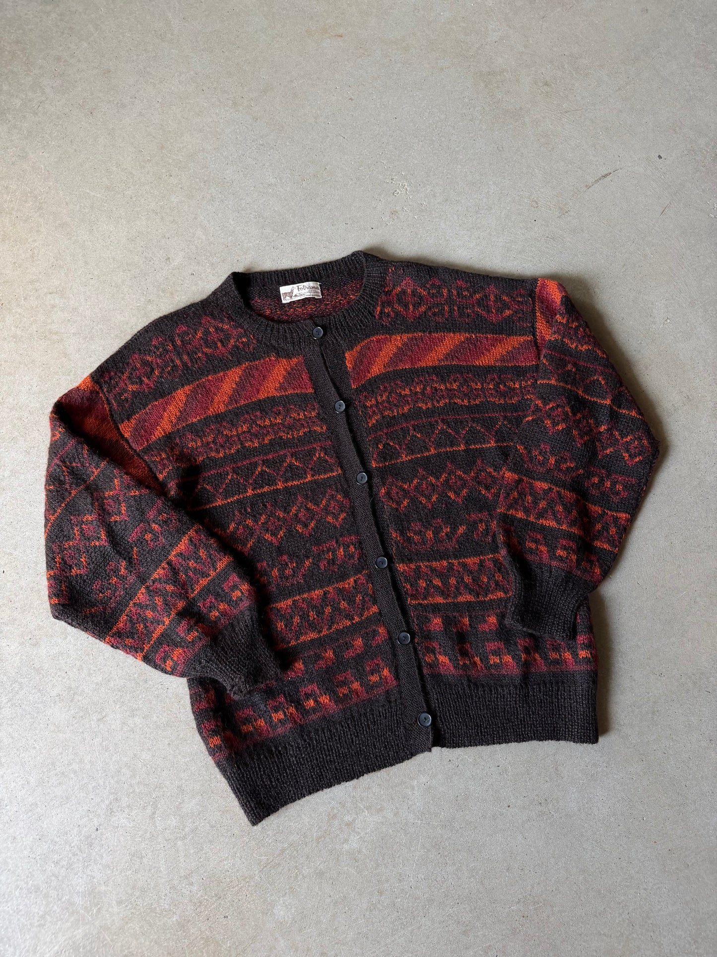 VTG Fotrama Brown/Orange Sweater Sz L/XL