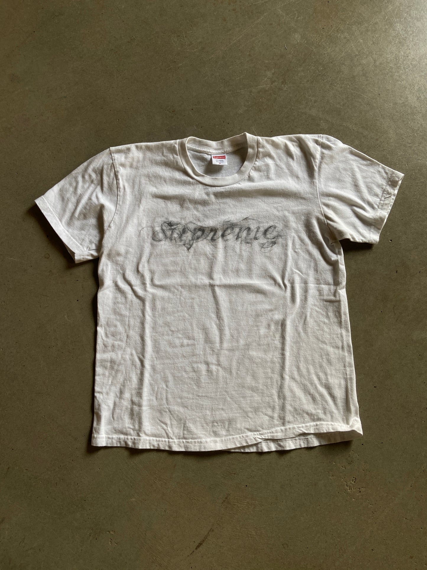 Supreme Smoke Logo Tee Sz M