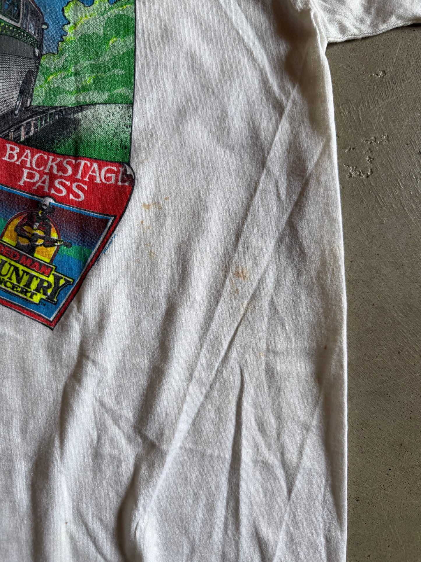 VTG Redman Country Concert Tour Bus Tee Sz L