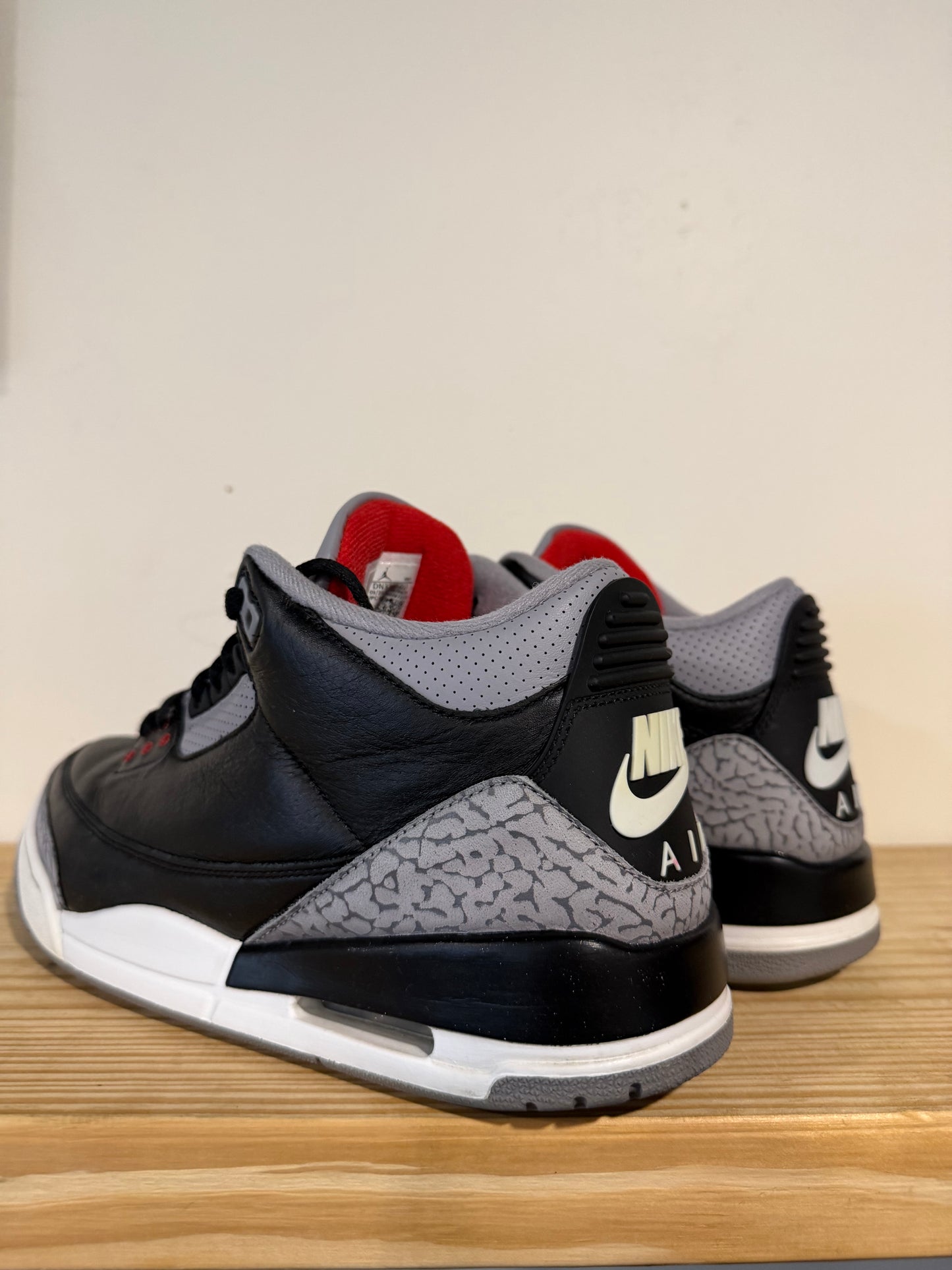 Preowned Jordan 3 Retro OG Black Cement (2024) Sz 11M/12.5W
