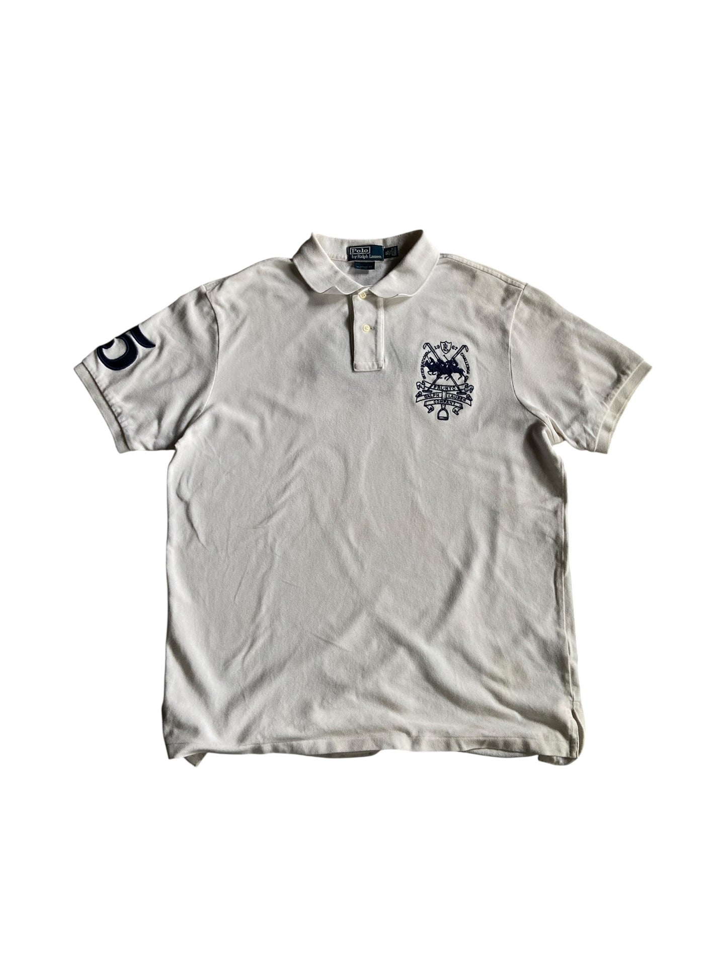 Y2K Ralph Lauren International Challenge Polo Shirt Sz XL