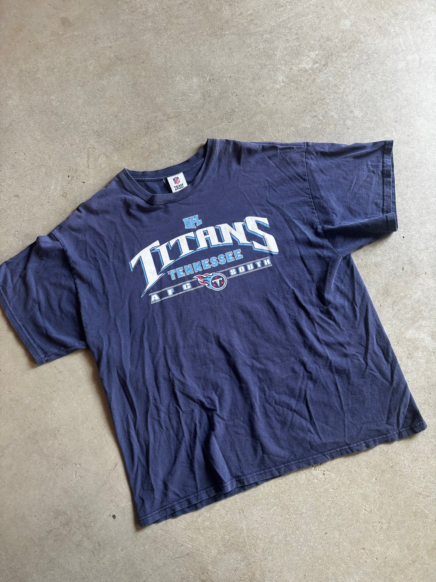 VTG Tennessee Titans AFC South Navy Tee Sz L/XL