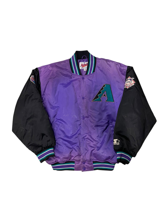 VTG Arizona Diamondbacks Starter Jacket Sz XL