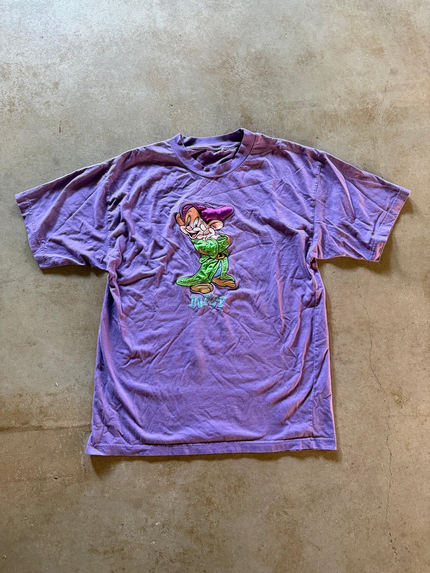 VTG Dopey Purple Tee Sz XL