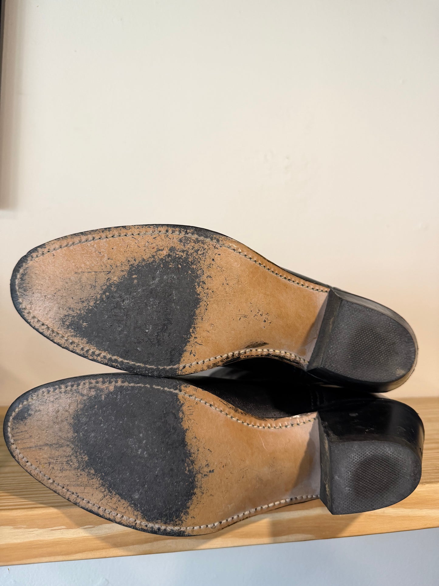 Preowned Dingo Black Boots Size 11D 102001 5910