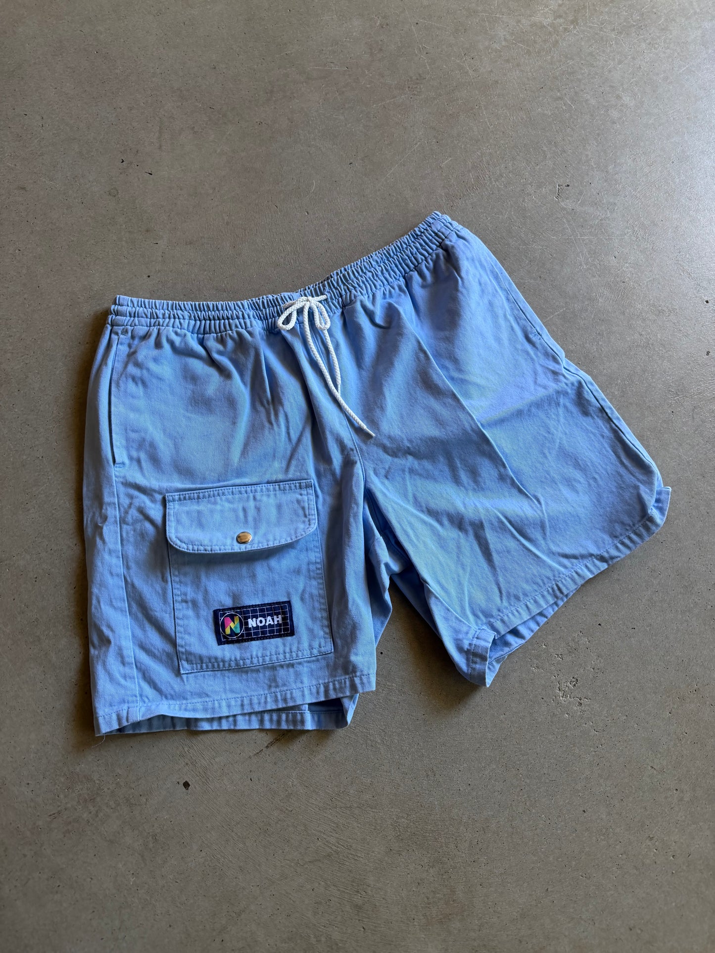 Noah NYC Baby Blue Cargo Shorts Sz XL