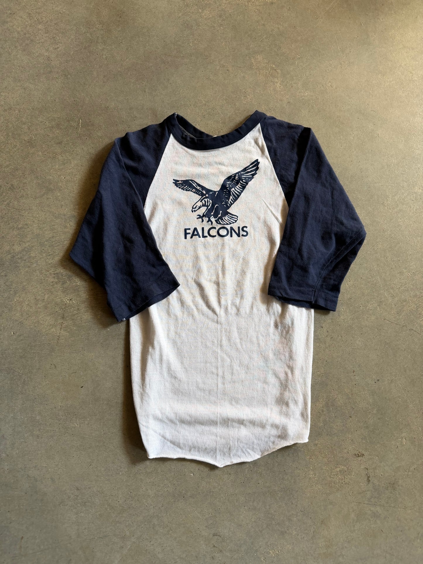 VTG Russell Athletic Falcons Quarter Sleeve Tee SZ XS/S