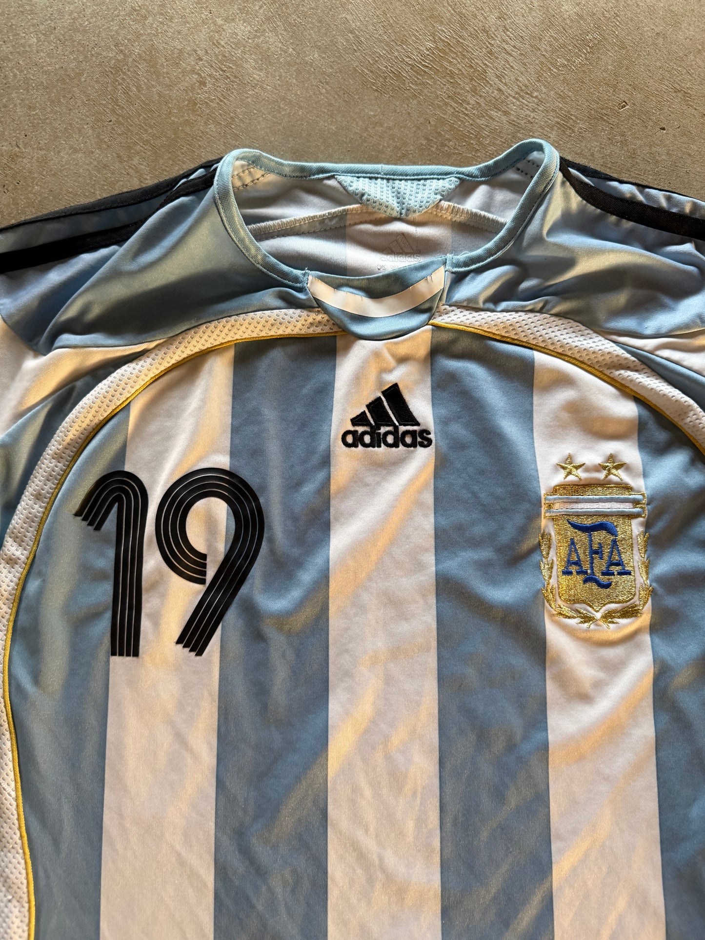 Argentina World Cup 2006 Germany Lionel Messi Soccer Jersey Sz XL