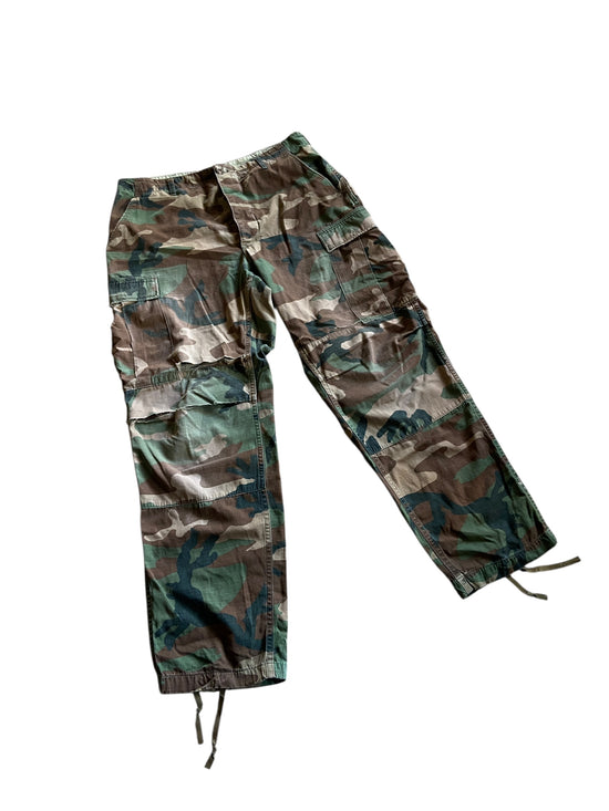 VTG Camo Army Pants Sz 36x32