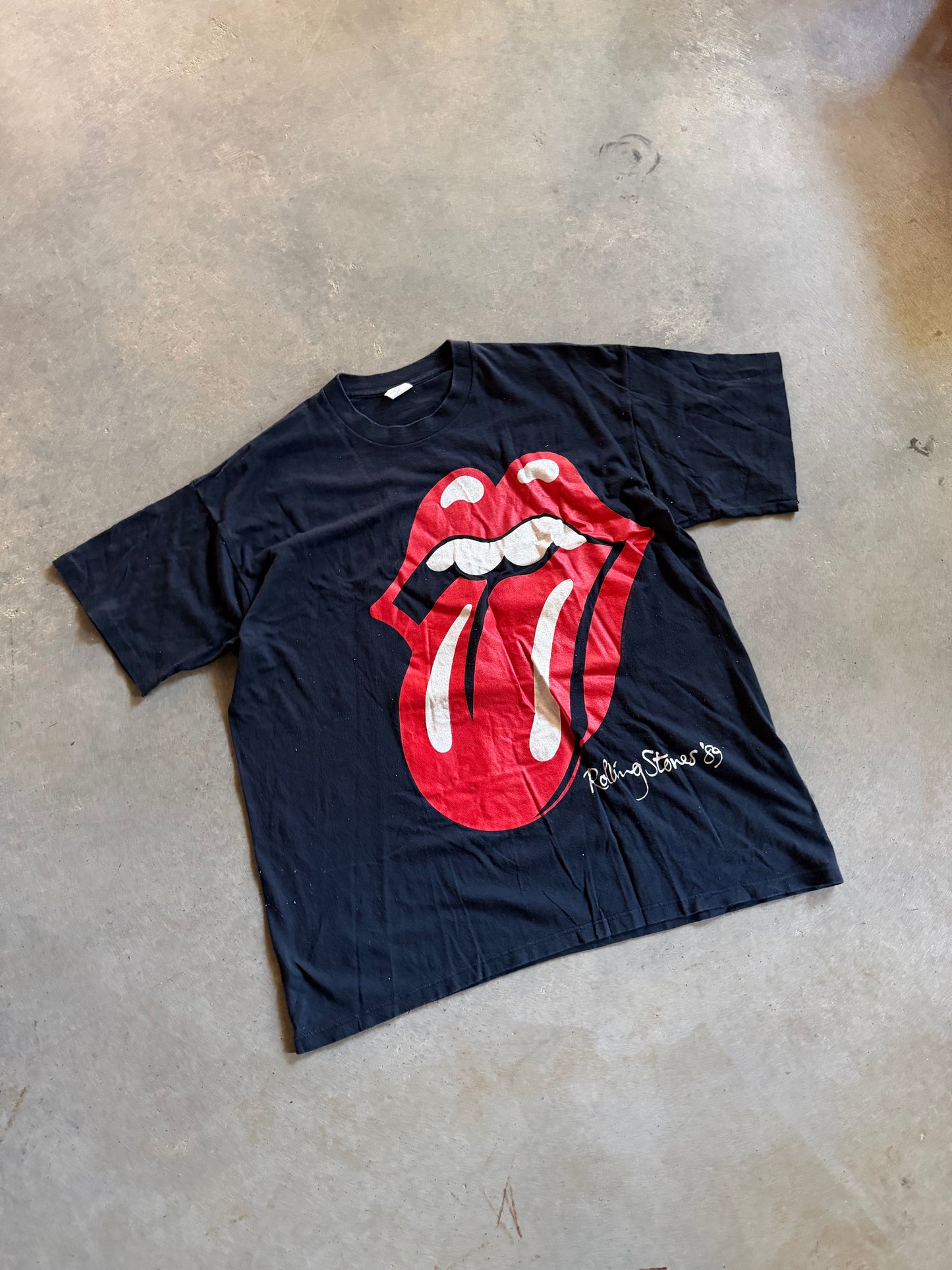 VTG Rolling Stones 1989 North American Tour Tee Sz L/XL