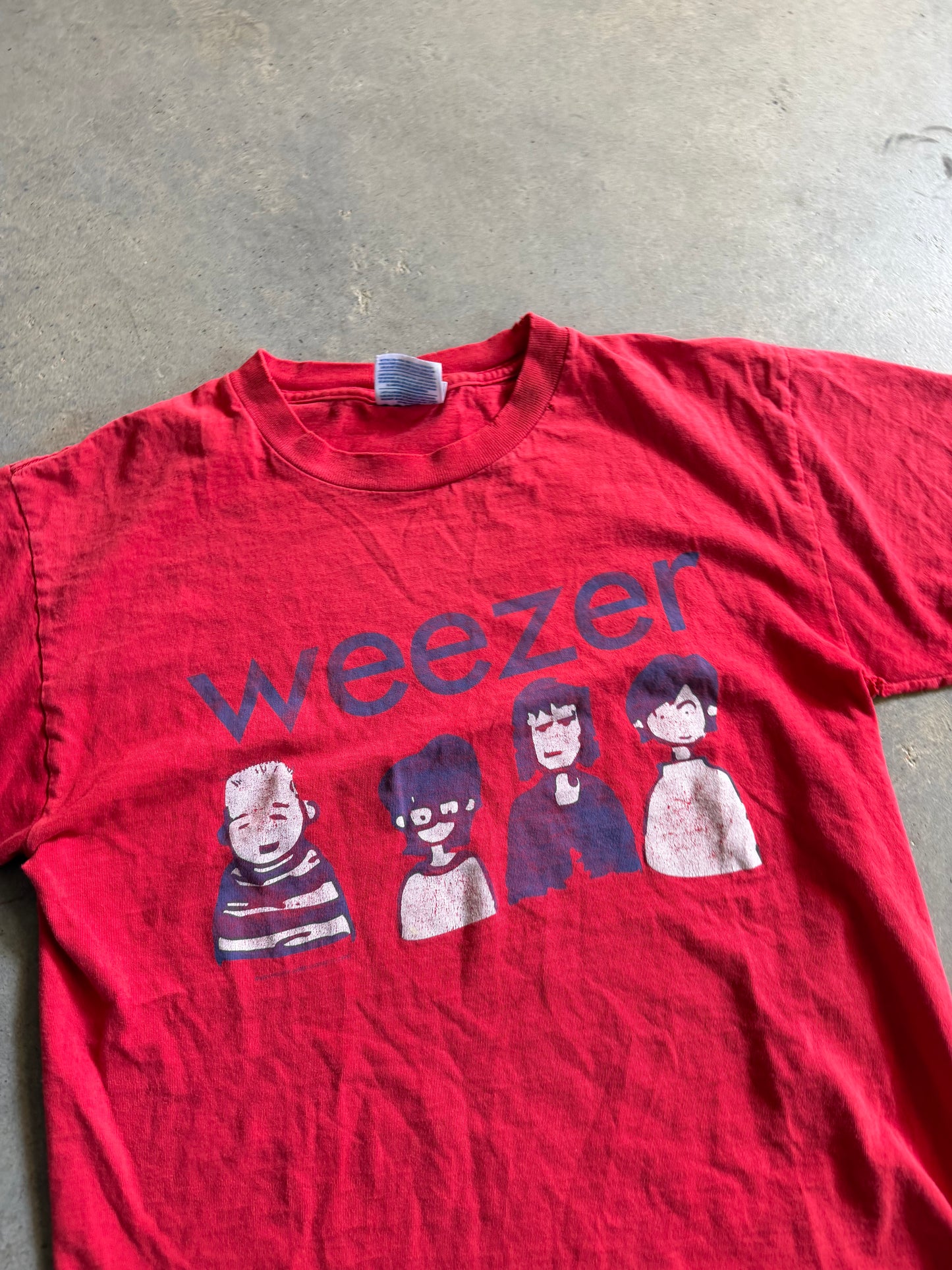 VTG Weezer Animated Tee Sz M