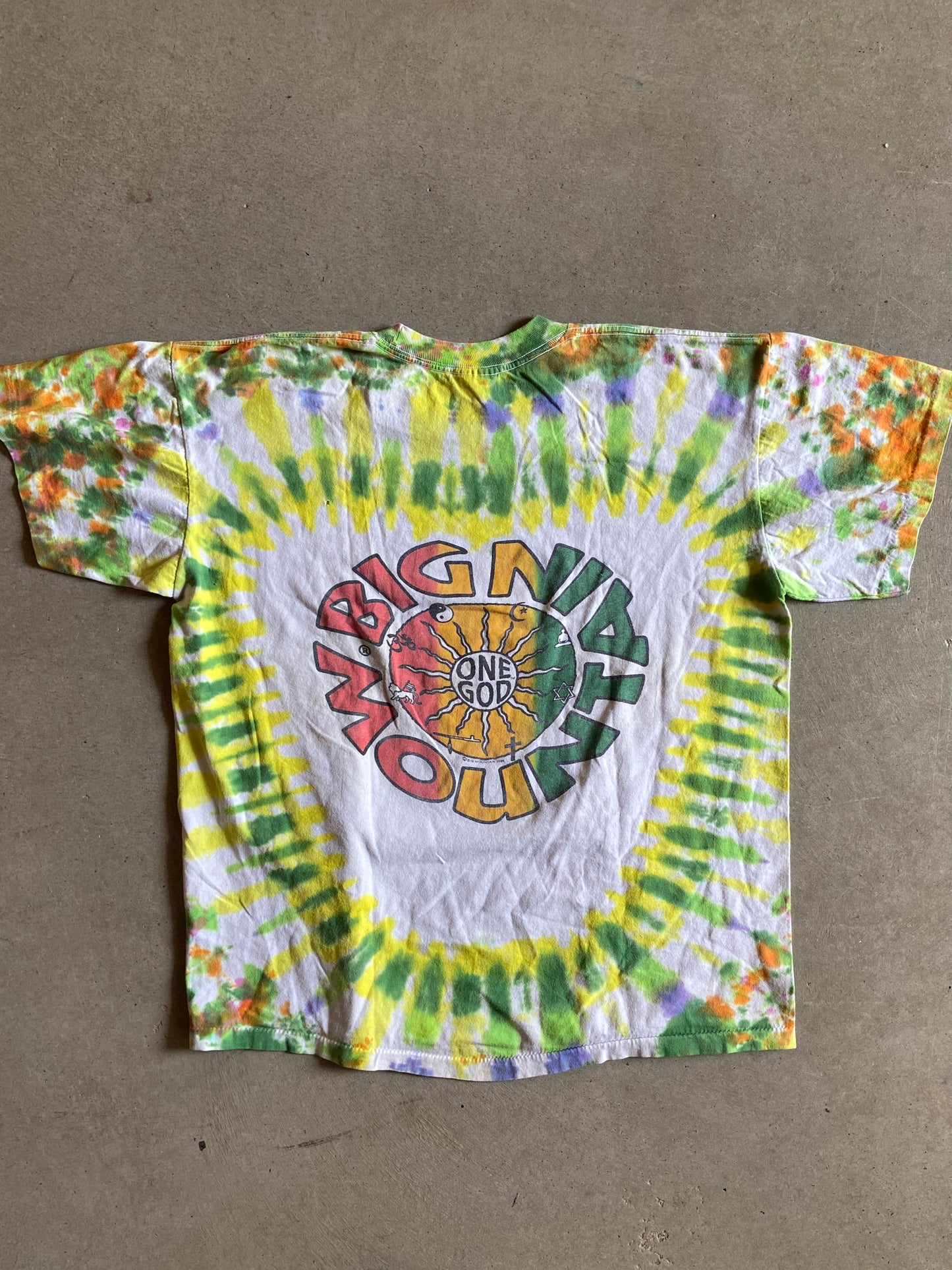 VTG Big Mountain Tie Dye Tee Sz L