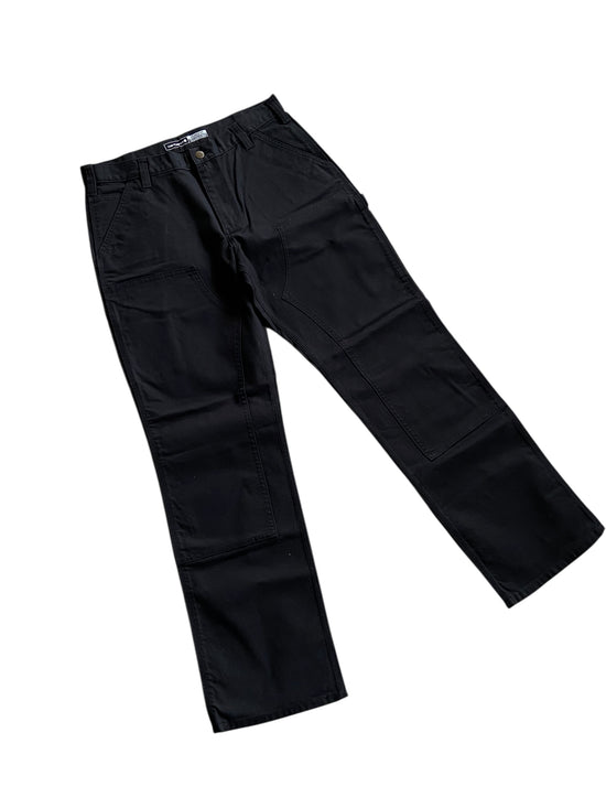 Carhartt Black Double Knee Jeans Sz 34x32