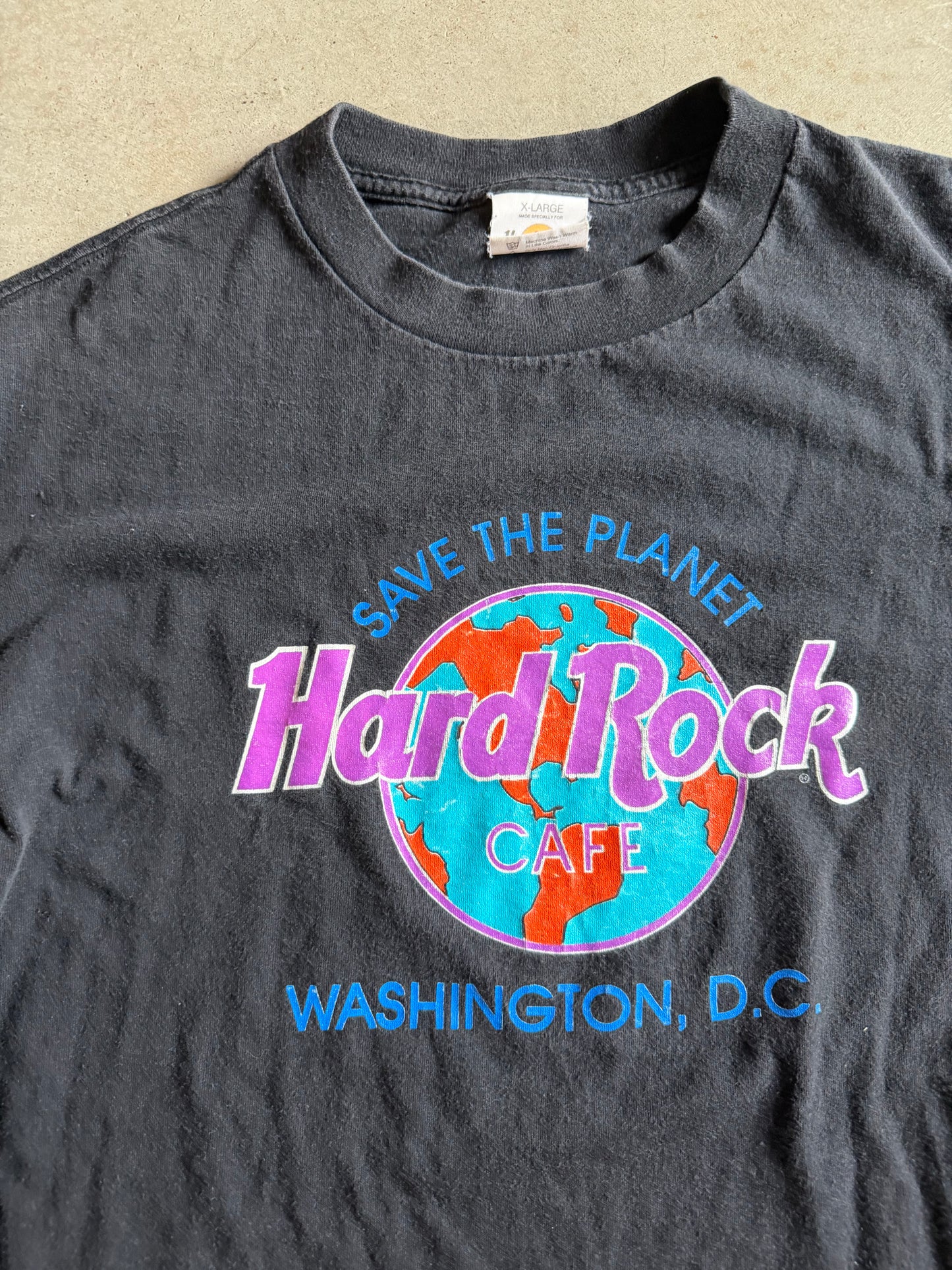 VTG Hard Rock Cafe Washington DC Tee Sz XL