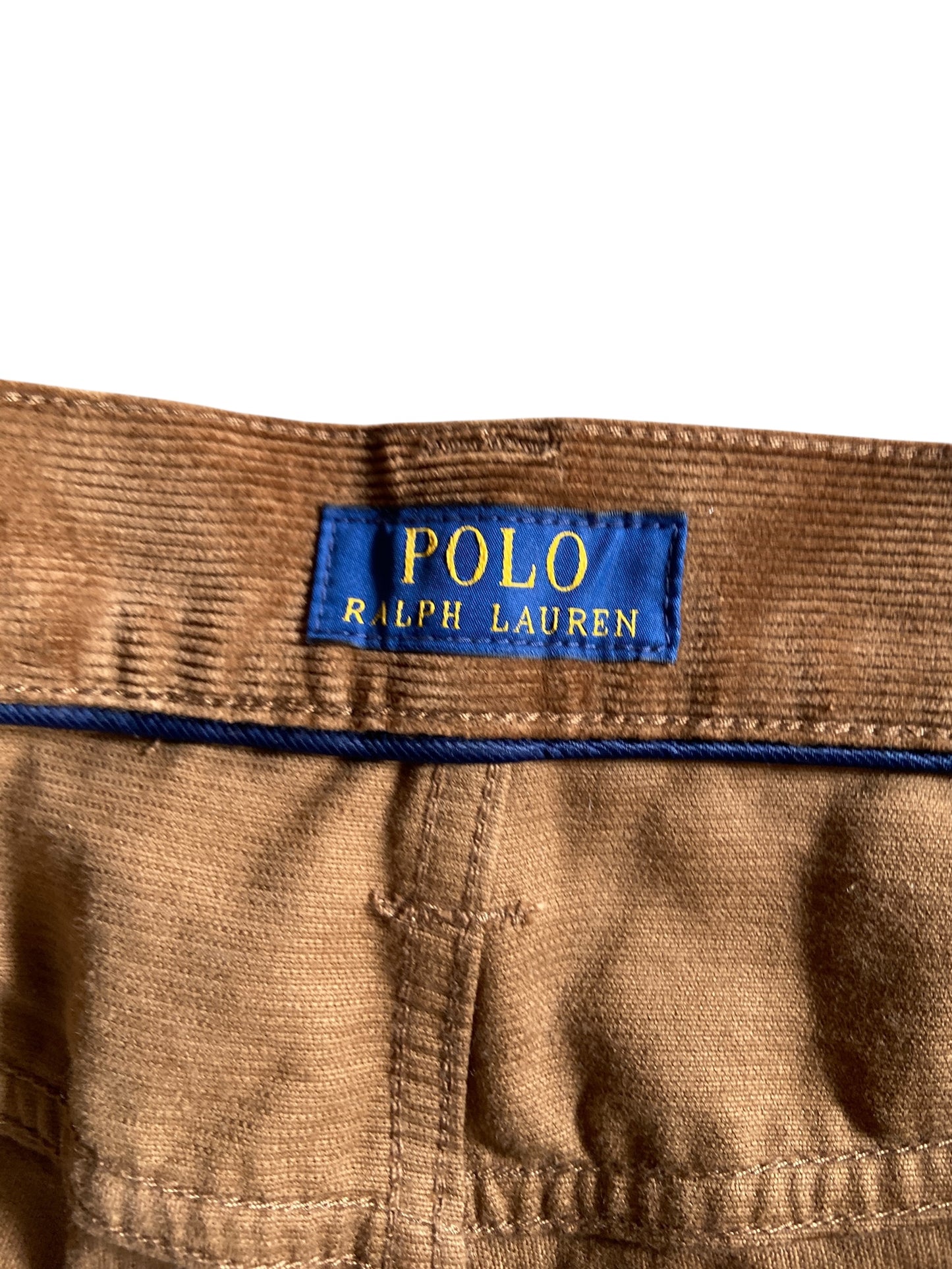 Polo Ralph Lauren Brown Corduroy Pants Sz 34x32