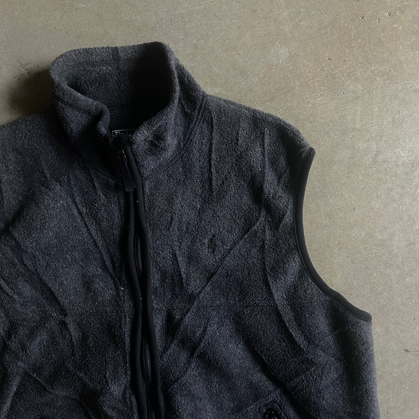 VTG Polo Ralph Lauren Gray Vest Sz XL