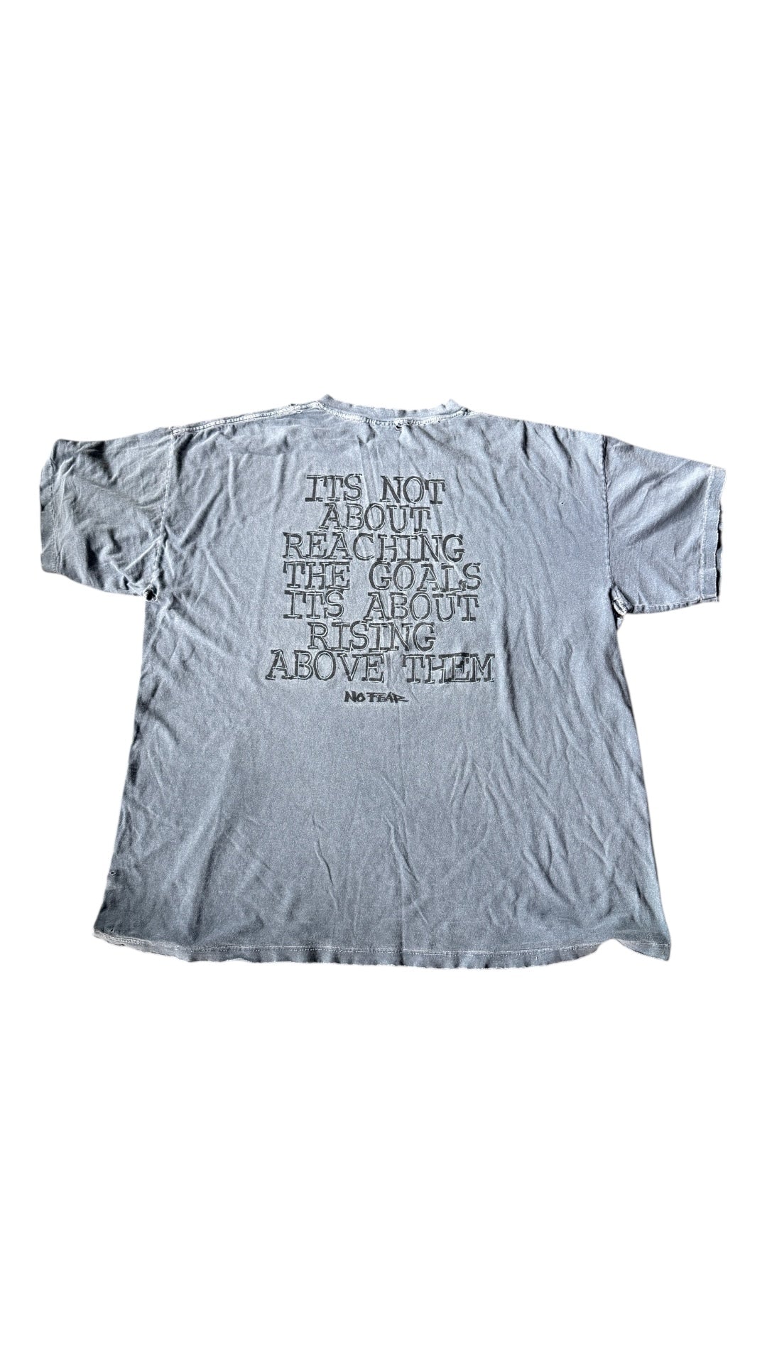 VTG Thrashed No Fear Blue Tee Sz XL