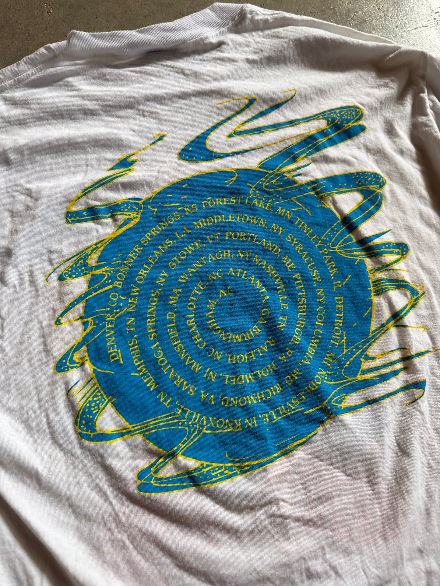 VTG 1993 H.O.R.D.E Festival Widespread Panic Tee Sz L