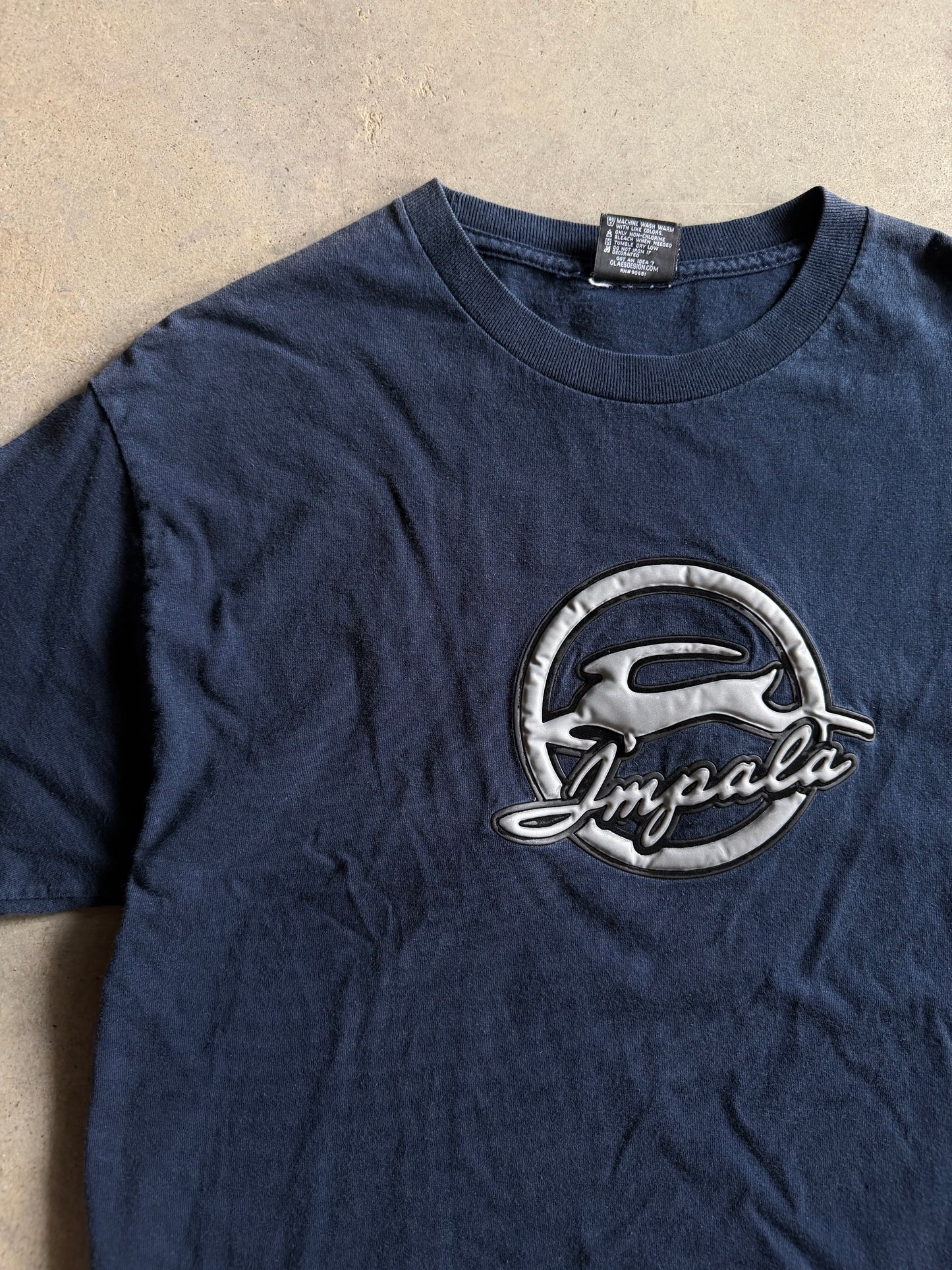 Y2K Impala Rollin Hard Street Proud Tee Sz L