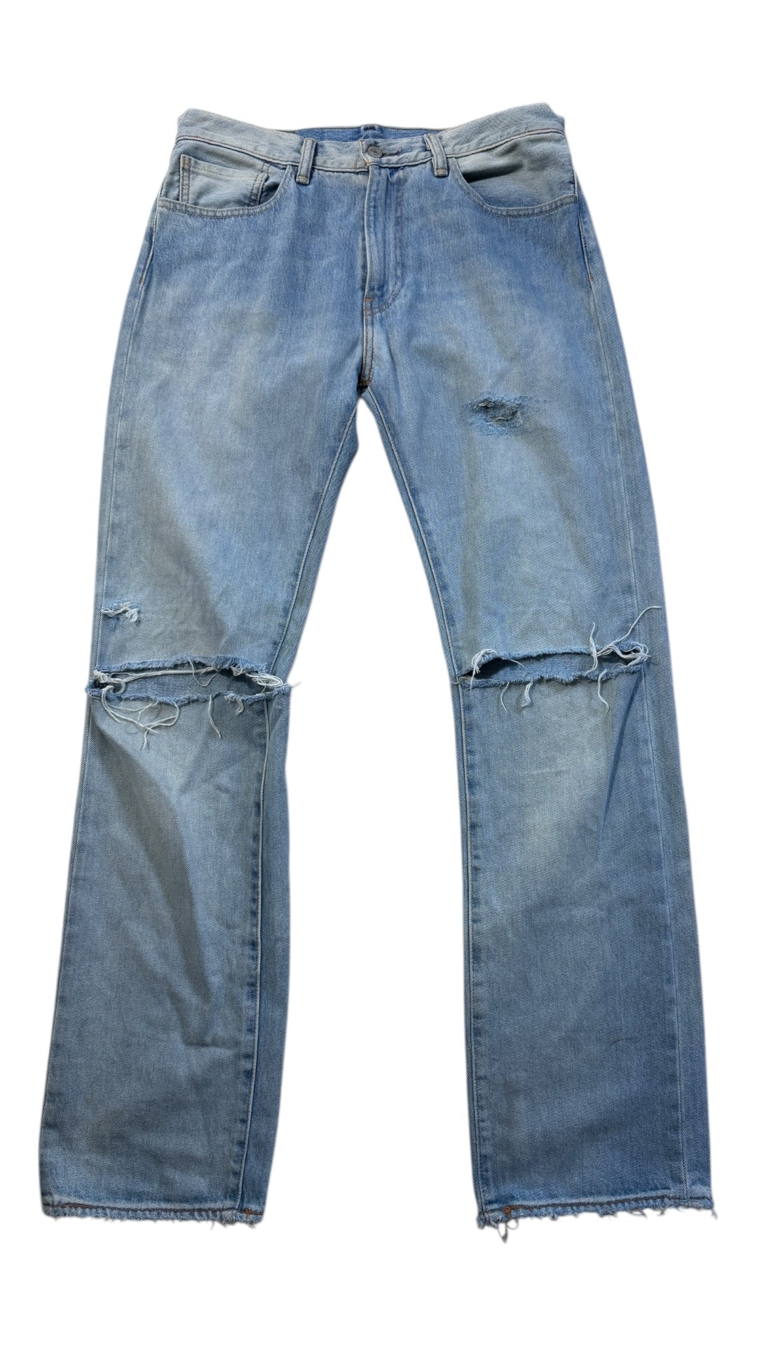 VTG Levis 502 Light Wash Denim Jeans Sz 33x33