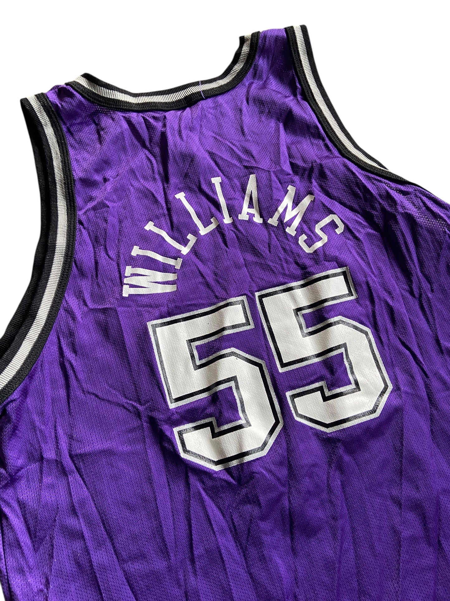 VTG Sacramento Kings Chris Williams Champion Jersey Sz Youth XL