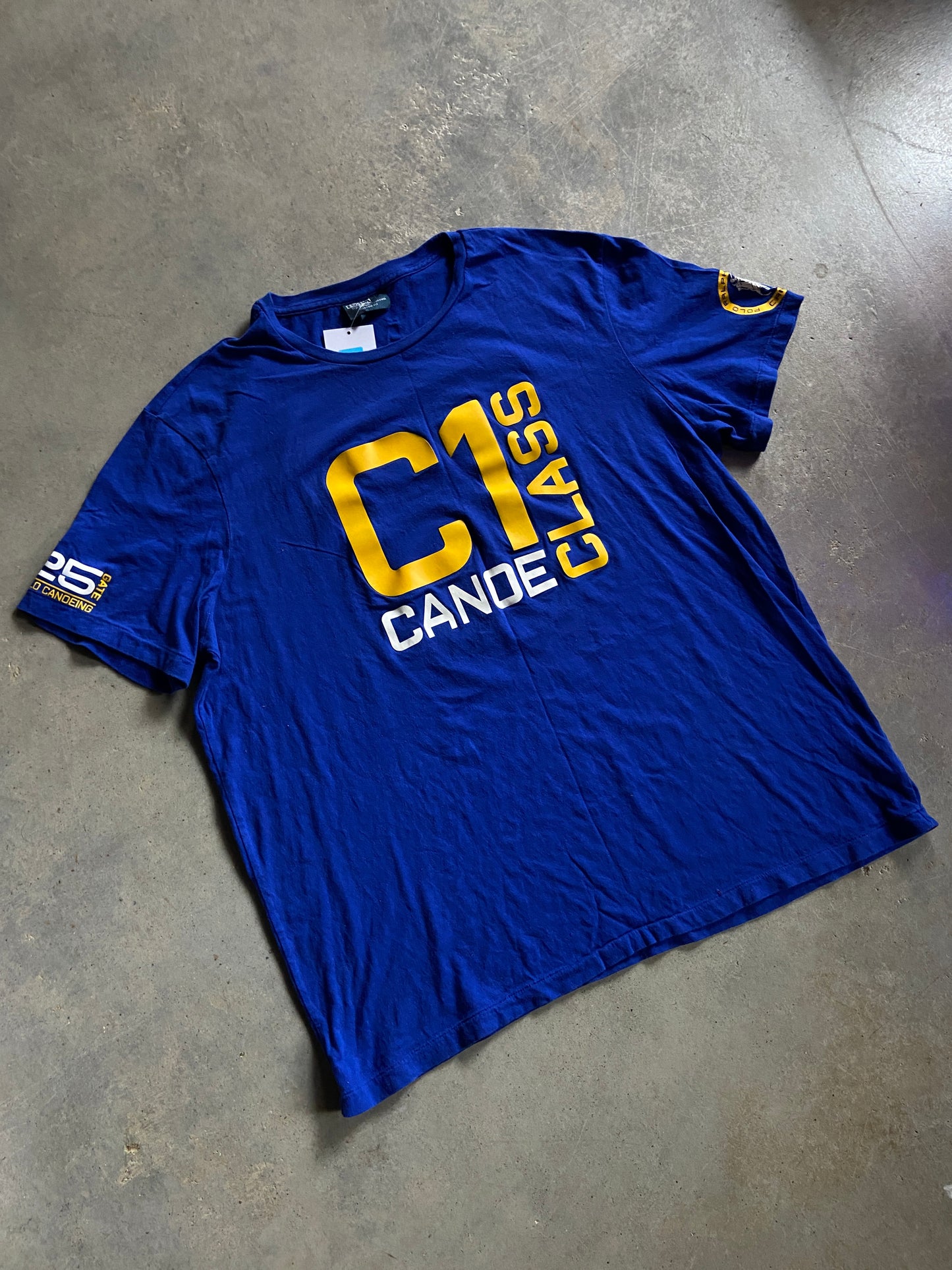 VTG Polo Ralph Lauren Canoe C1 Tee Sz XL