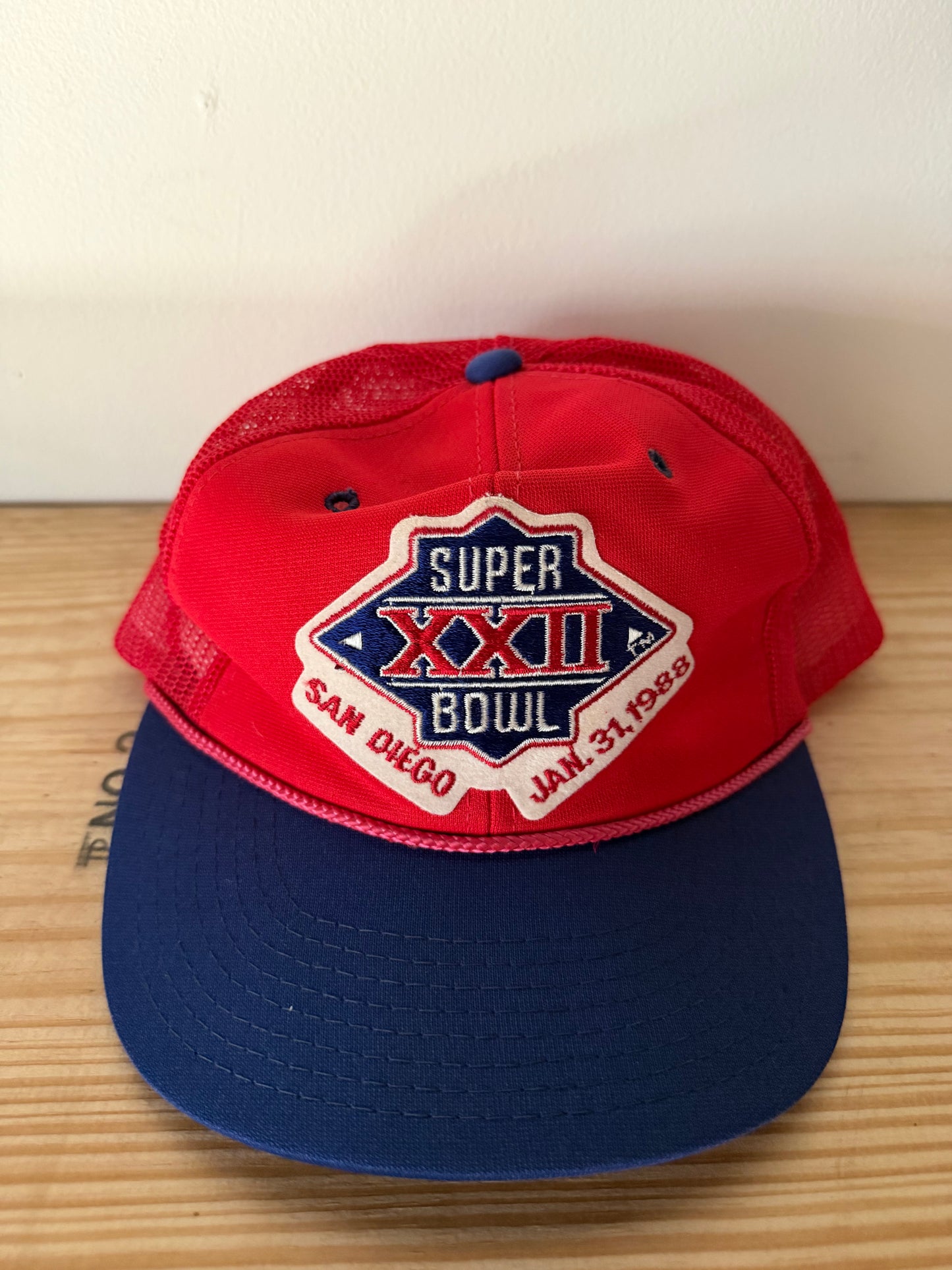 VTG Super Bowl 22 San Diego 1988 Sports Specialties Hat