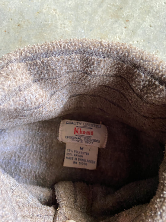 VTG Kikomo Brown Button Up Shirt Sz M