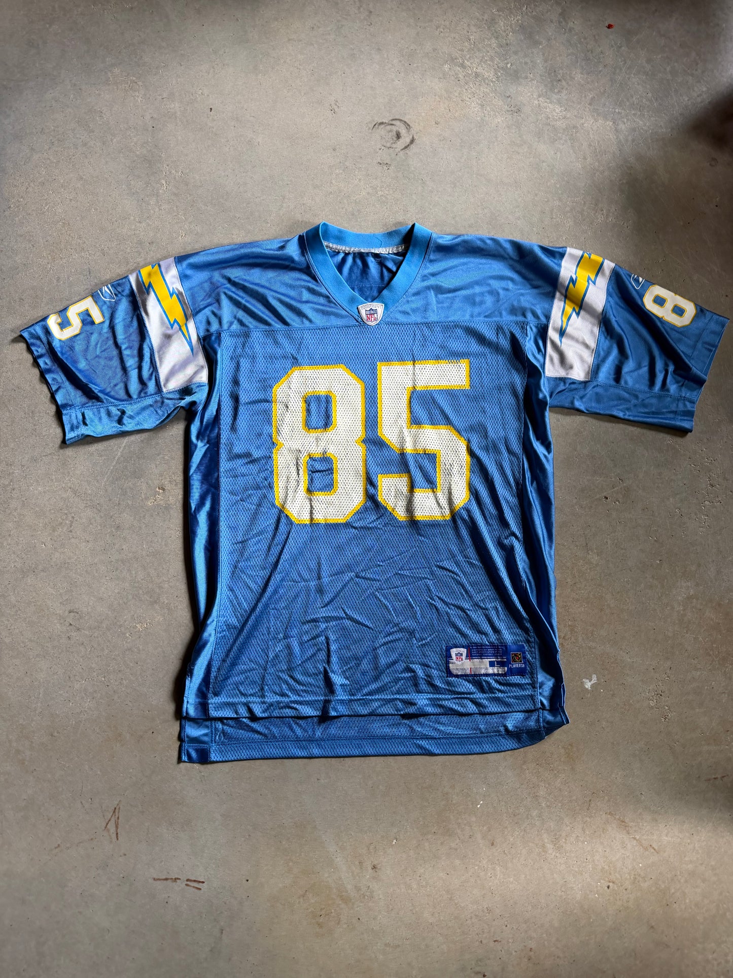 VTG San Diego Chargers Antonio Gates Chargers Jersey Sz L