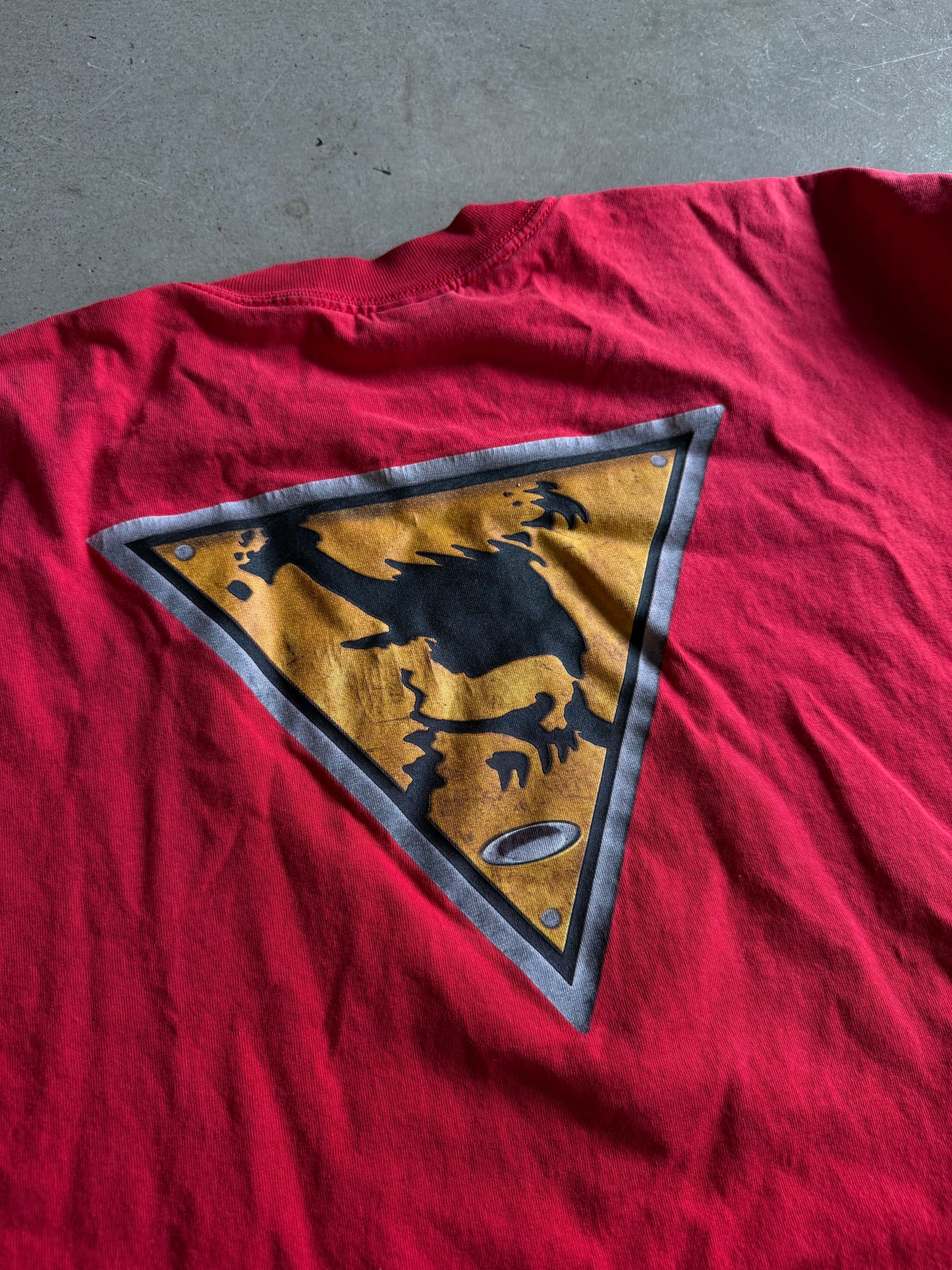 Y2K Oakley Red Triangle LS Tee Sz 2XL