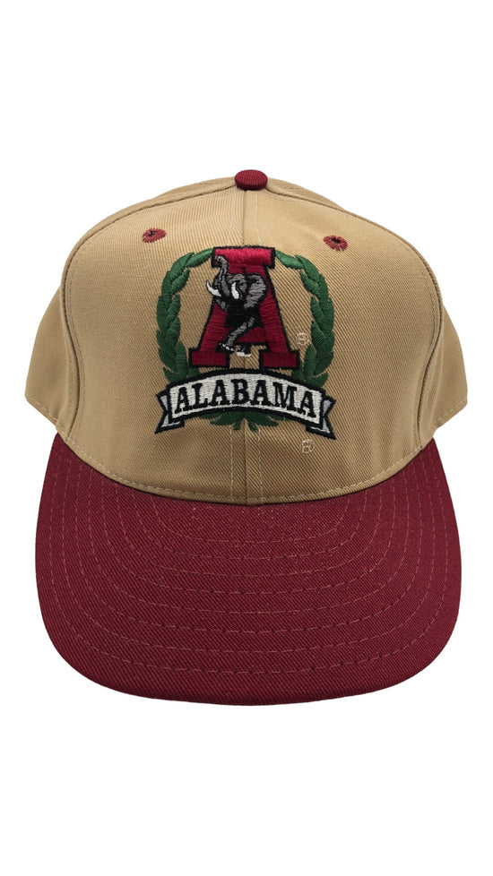 VTG University of Alabama Crest Burgundy Strap Back Hat