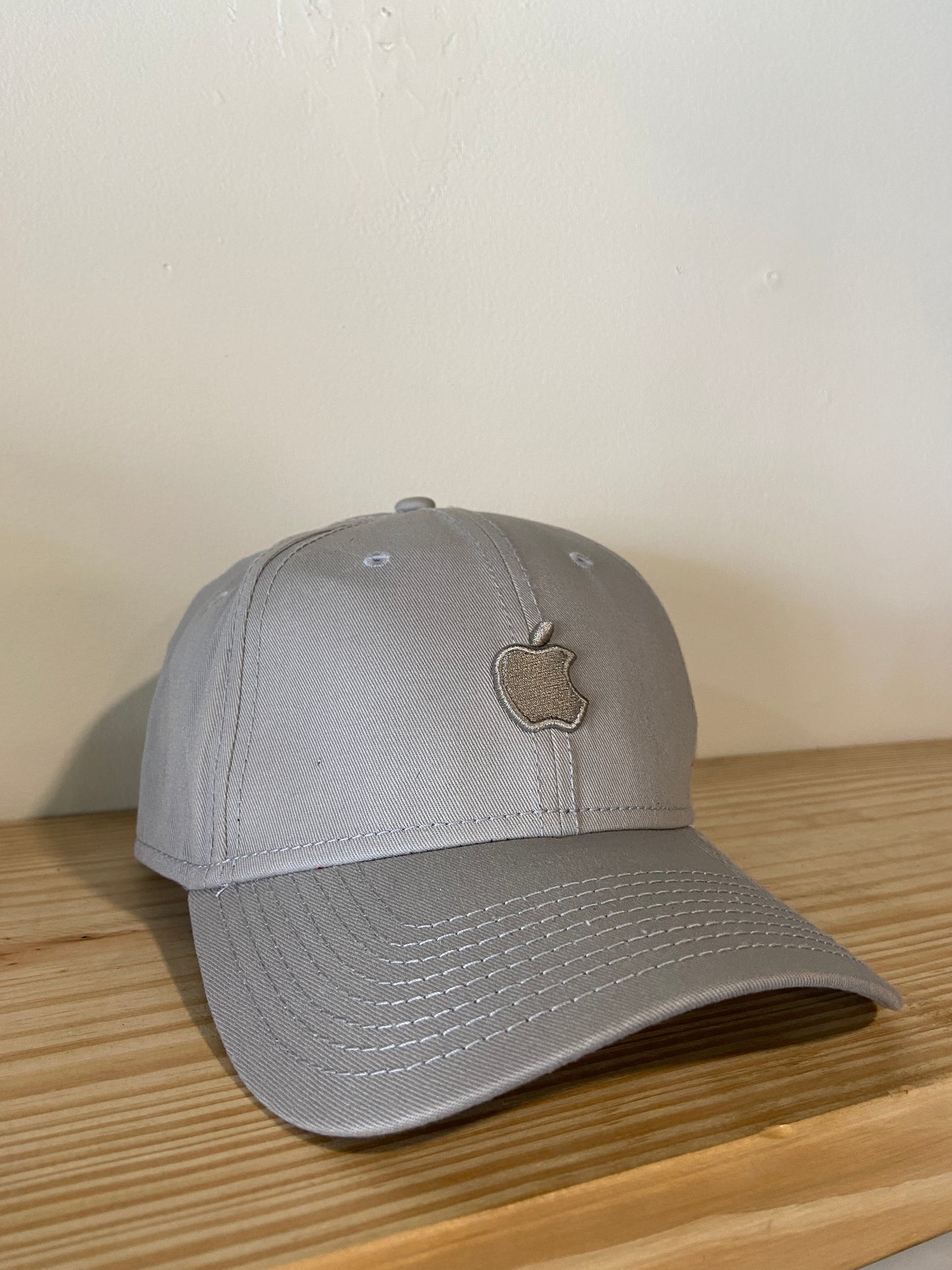 Apple Gray New Era Hat