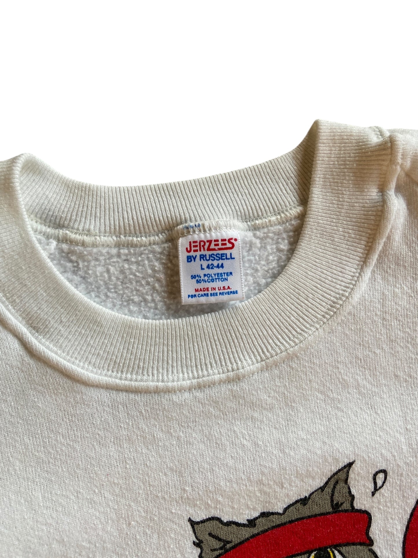 VTG Exercat Workout Sweater Sz M