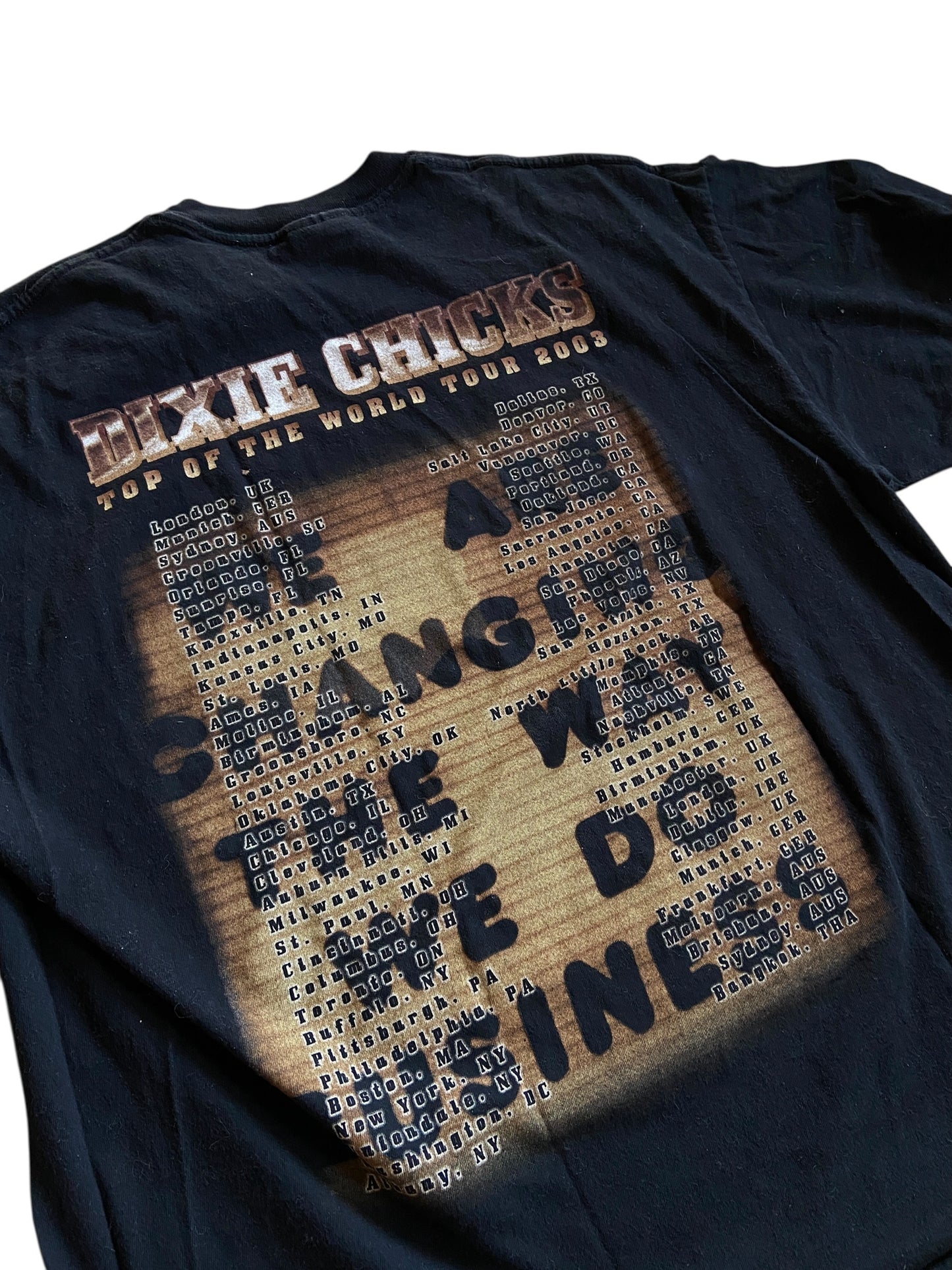 VTG 2003 Dixie Chicks Tour Tee Sz XL