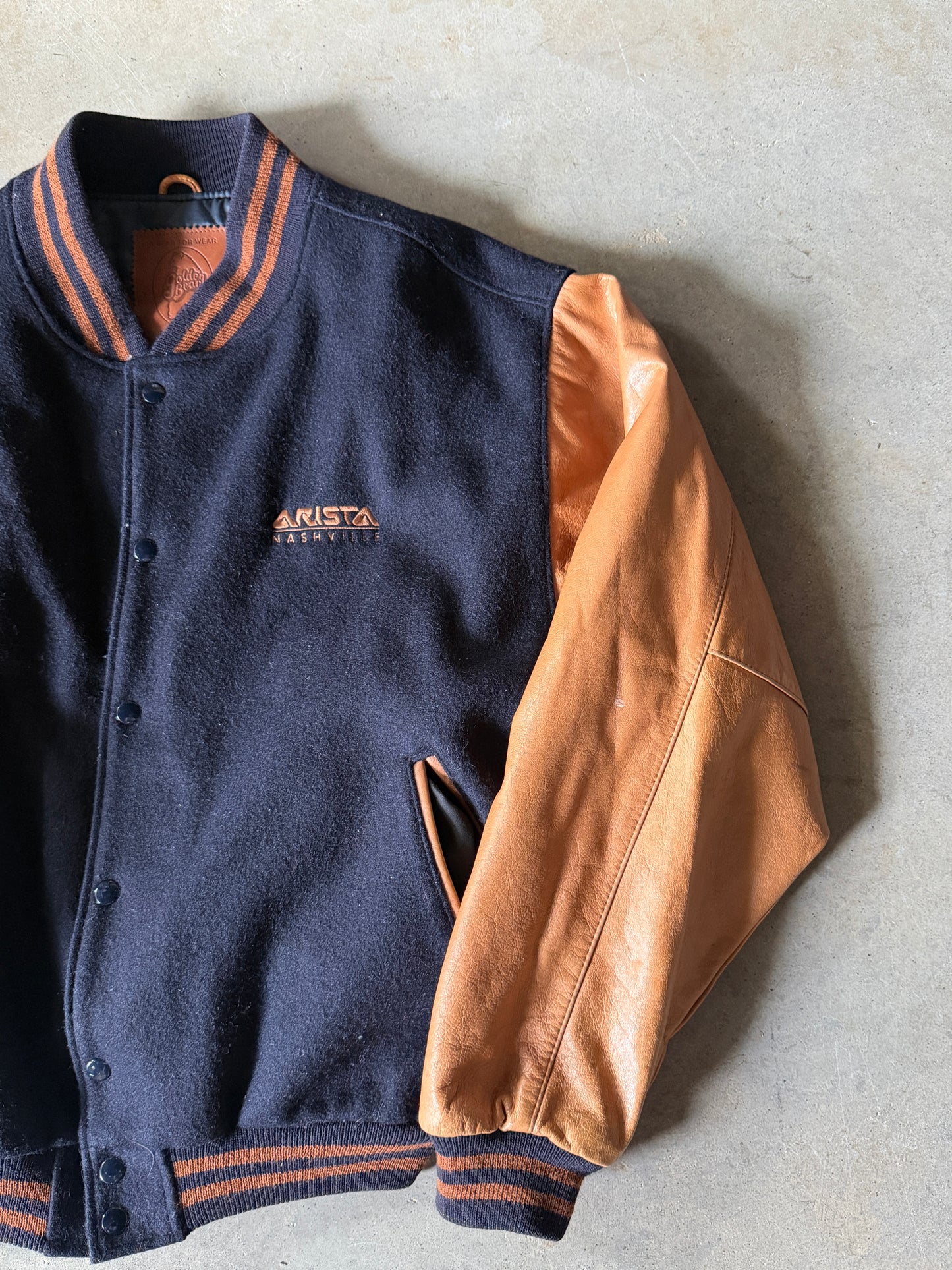 VTG Arista Nashville Varsity Jacket Sz XL
