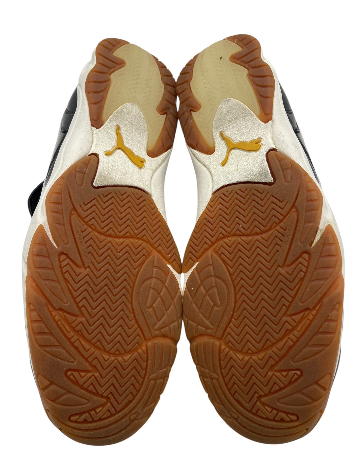 Preowned Puma King Indoor "Black-Warm White" Sz 10.5" 401683-01