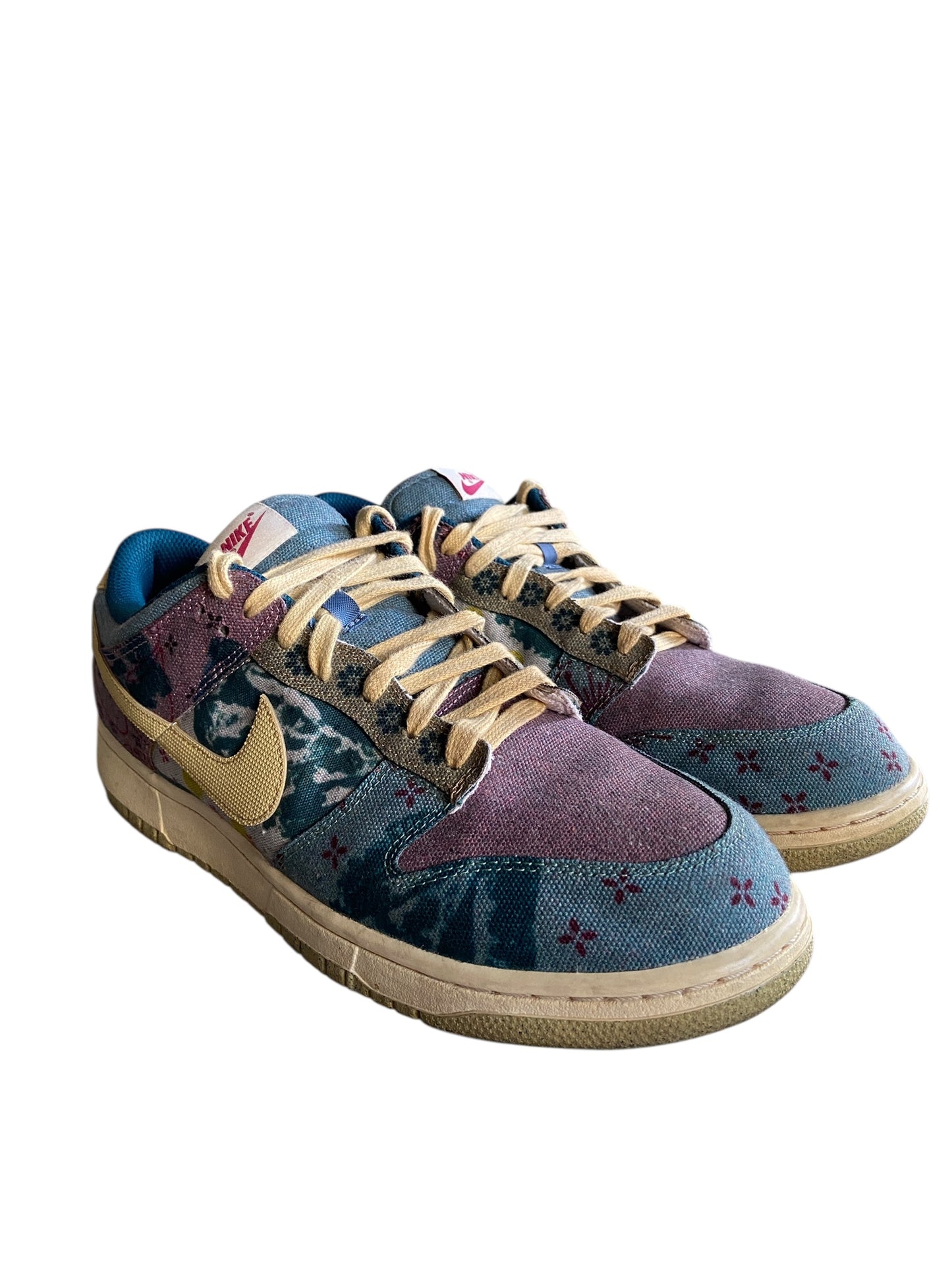 Preowned Nike Dunk Low Community Garden Size 11.5M/13W