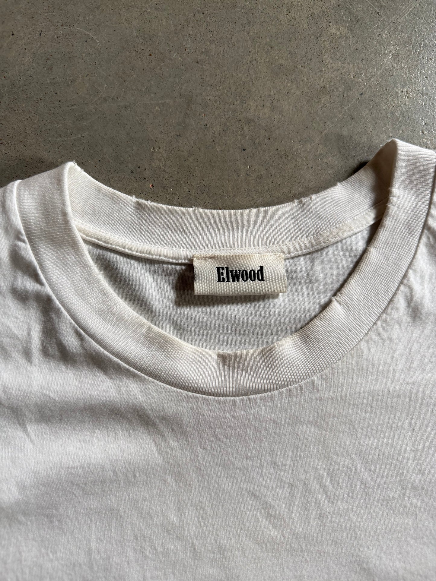 Elwood White Tee Sz XL