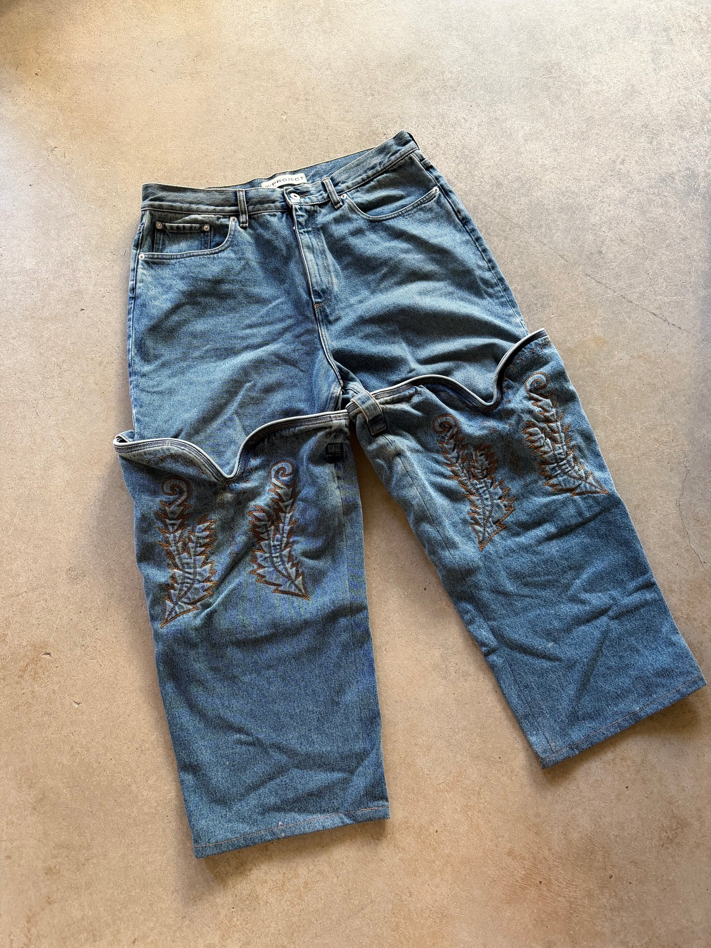 Y/Project Convertible Cowboy Jeans Sz 36x26