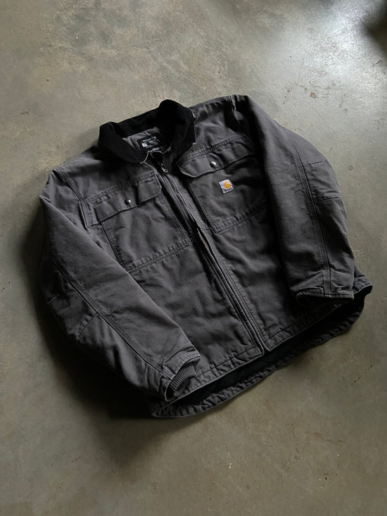 Carhartt Gray Detroit Jacket Sz L