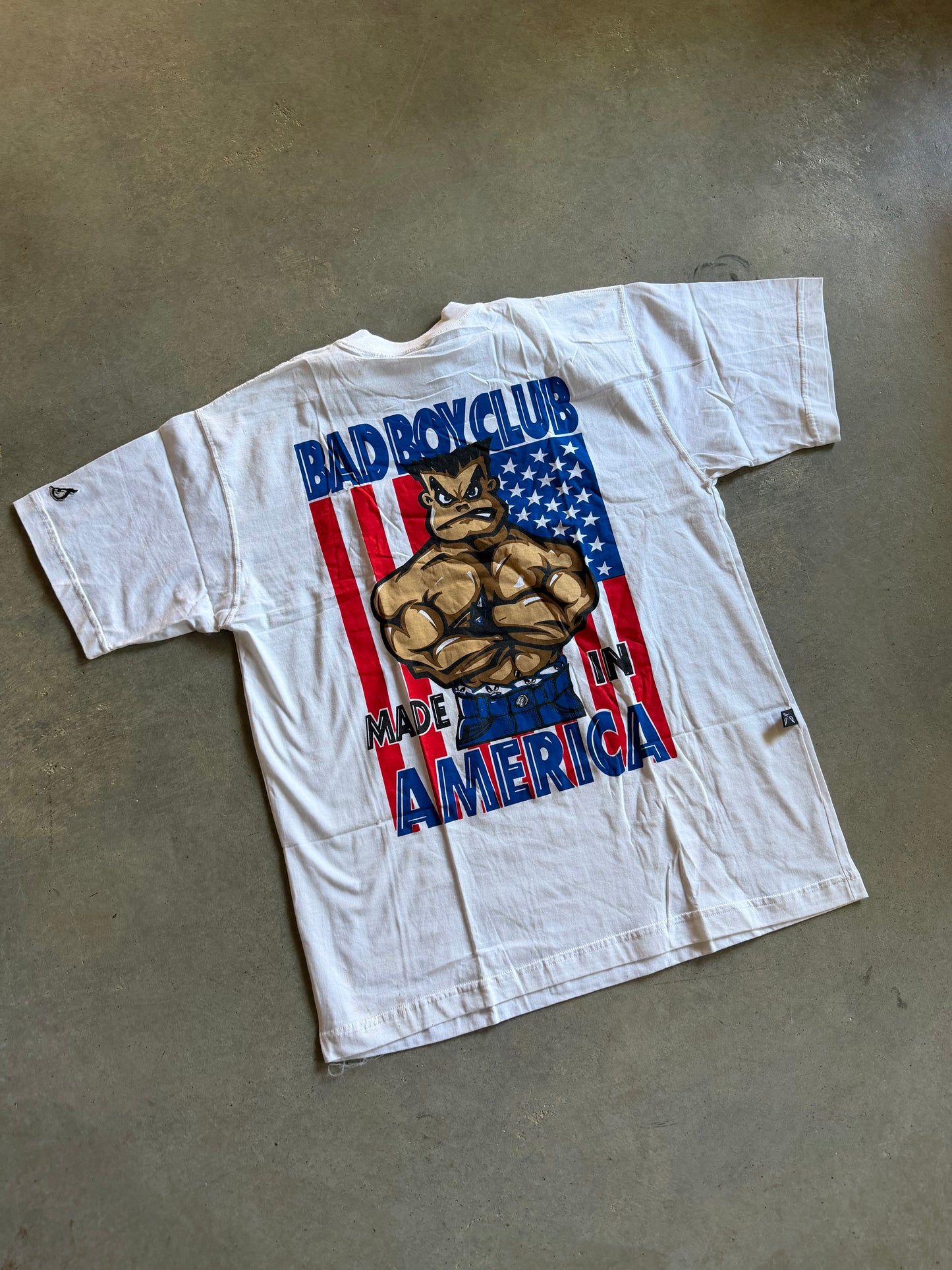 VTG 90s Bad Boy Club America Tee Sz  L