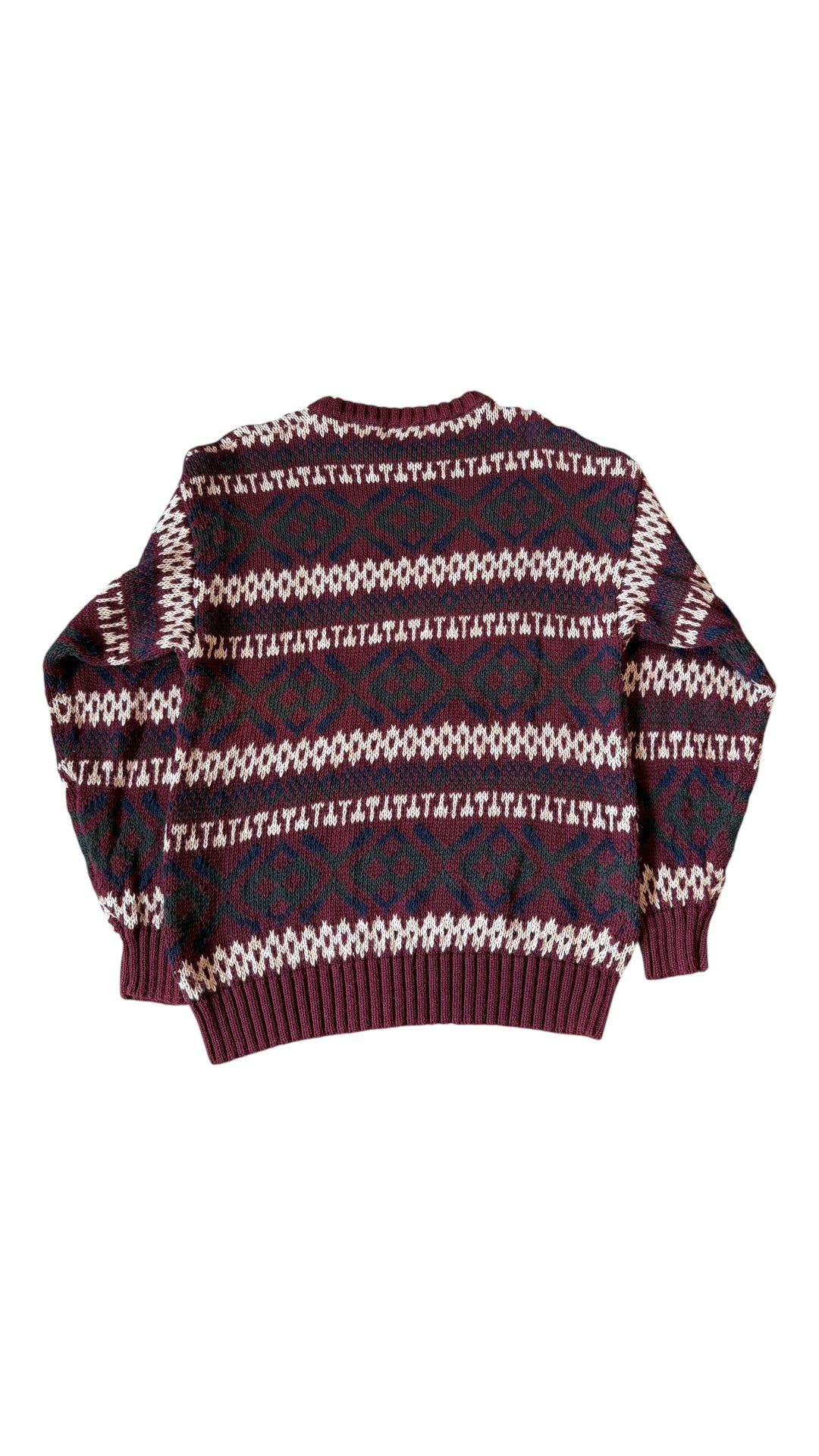 VTG American Outpost Knit Sweater Sz L