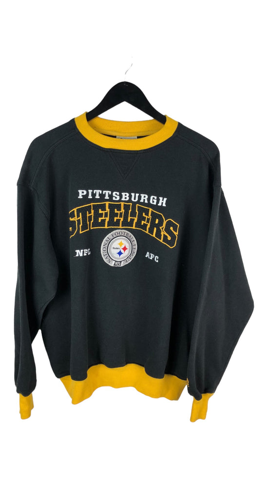 VTG Pittsburgh Steelers Crewneck Sweater Sz L