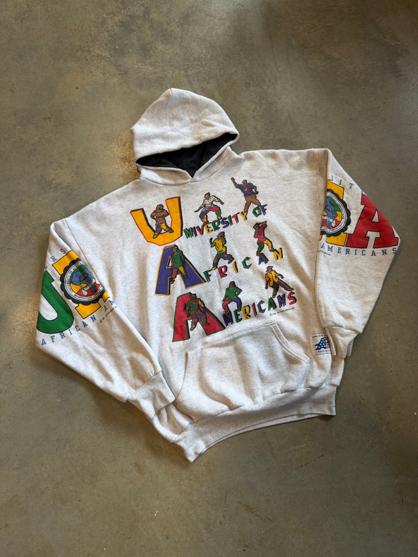 VTG University Of African American HBCU Hoodie Sz XL