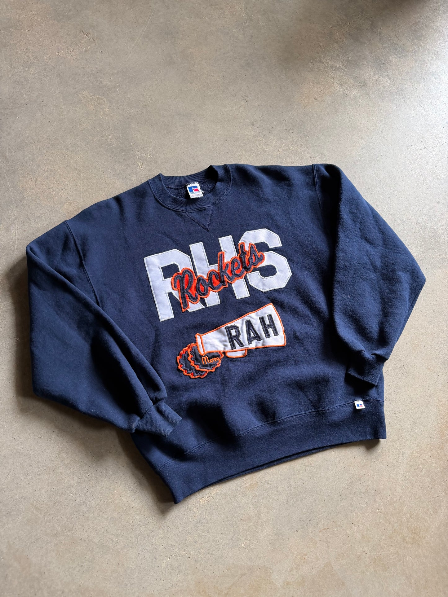 VTG RHS Rockets Rah Sweatshirt Sz L