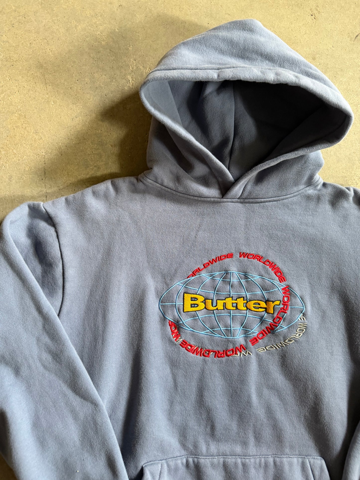 Butter Worldwide Baby Blue Hoodie Sz S