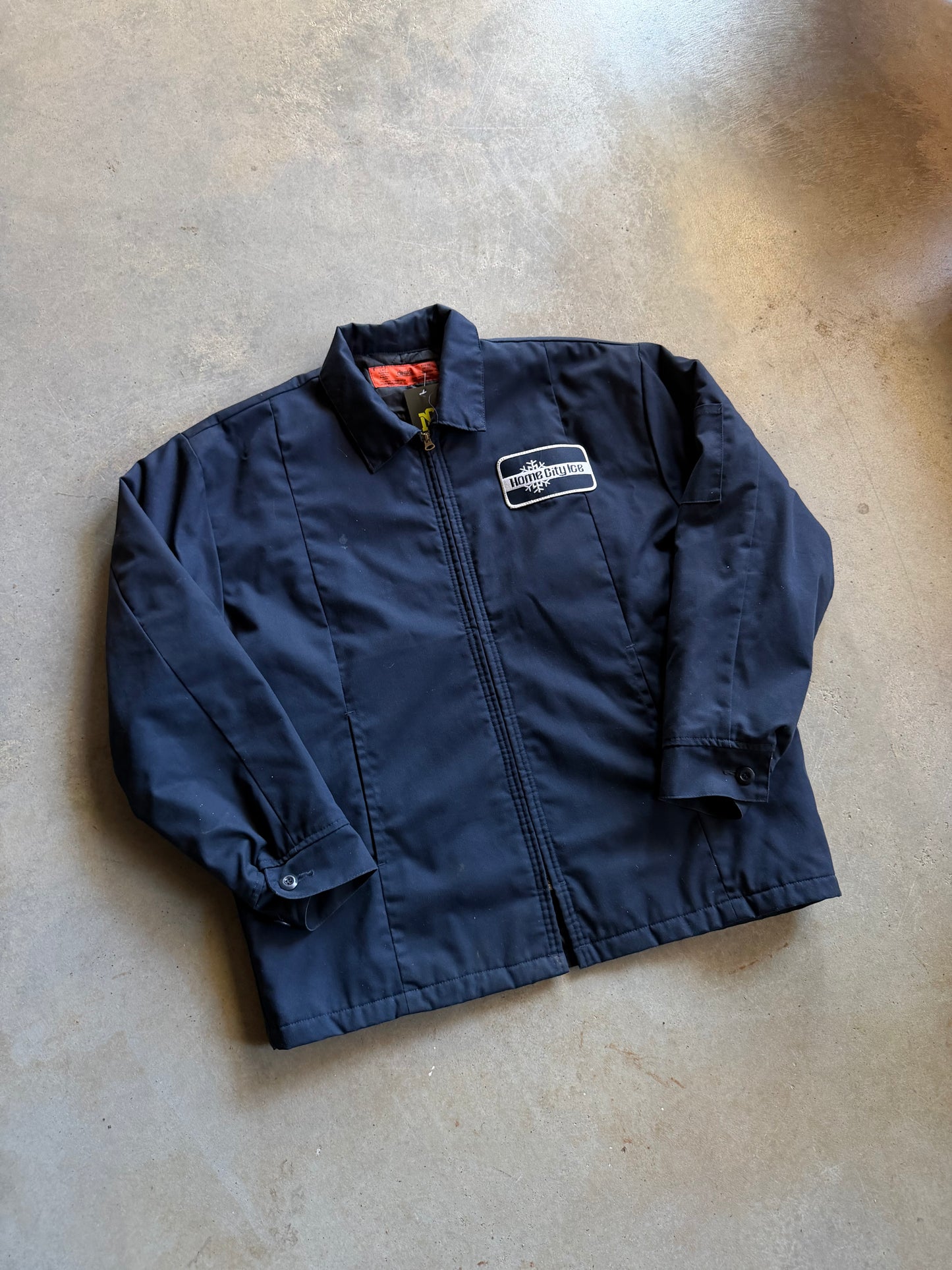 VTG Home City Ice Work Jacket Sz XL